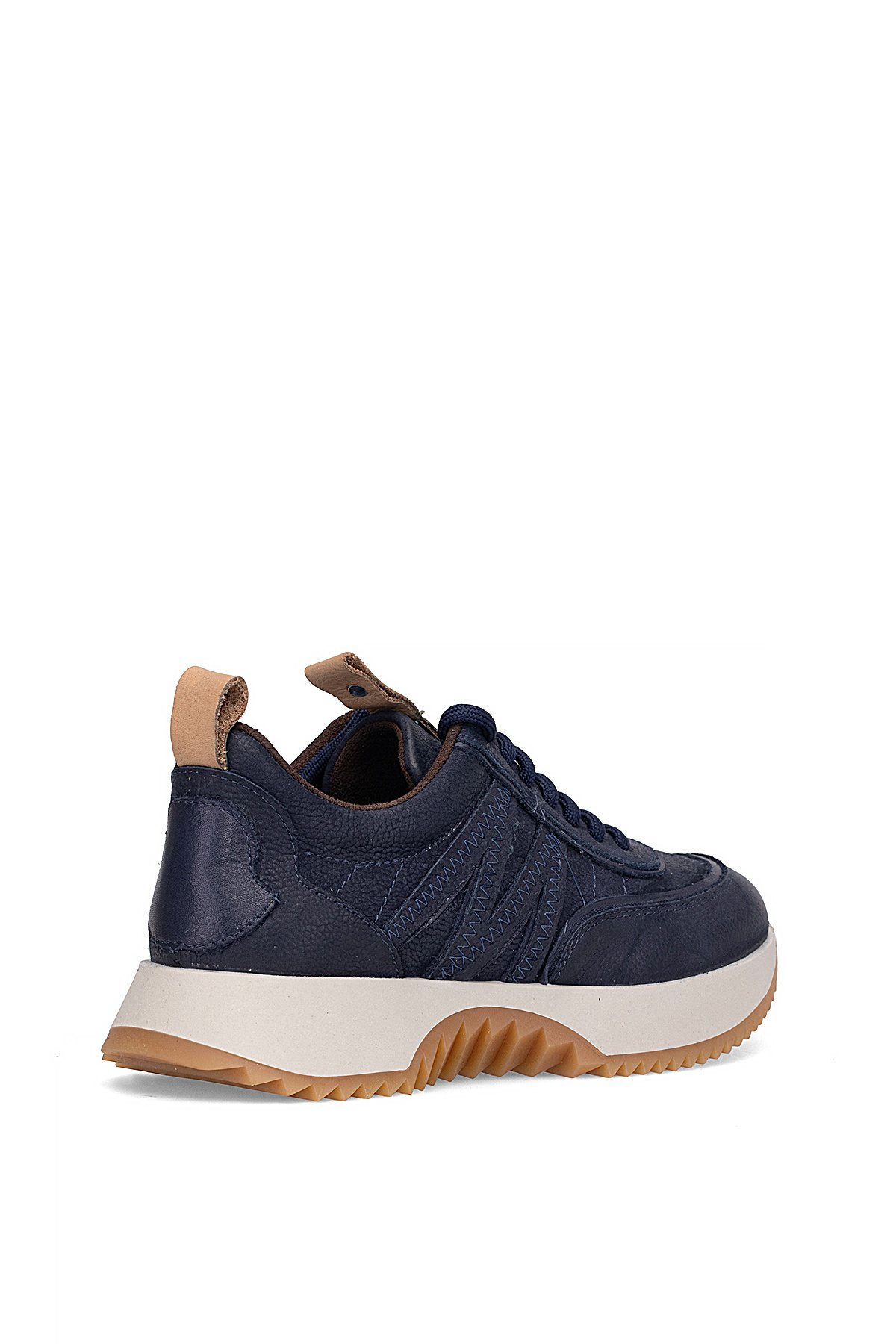 Mammamia D25KA-3700 Kadın Hakiki Nubuk Deri Casual Ayakkabı Lacivert