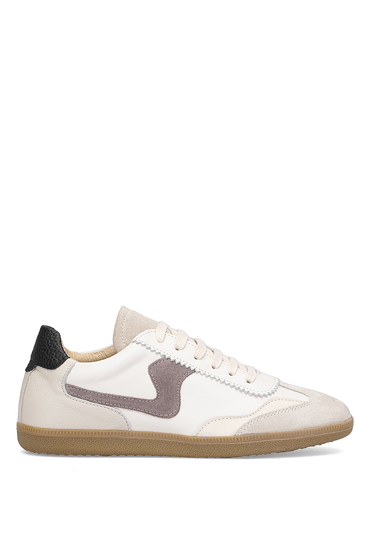 Mammamia D25KA-7155 Kadın Hakiki Süet Deri Casual Ayakkabı Kemik