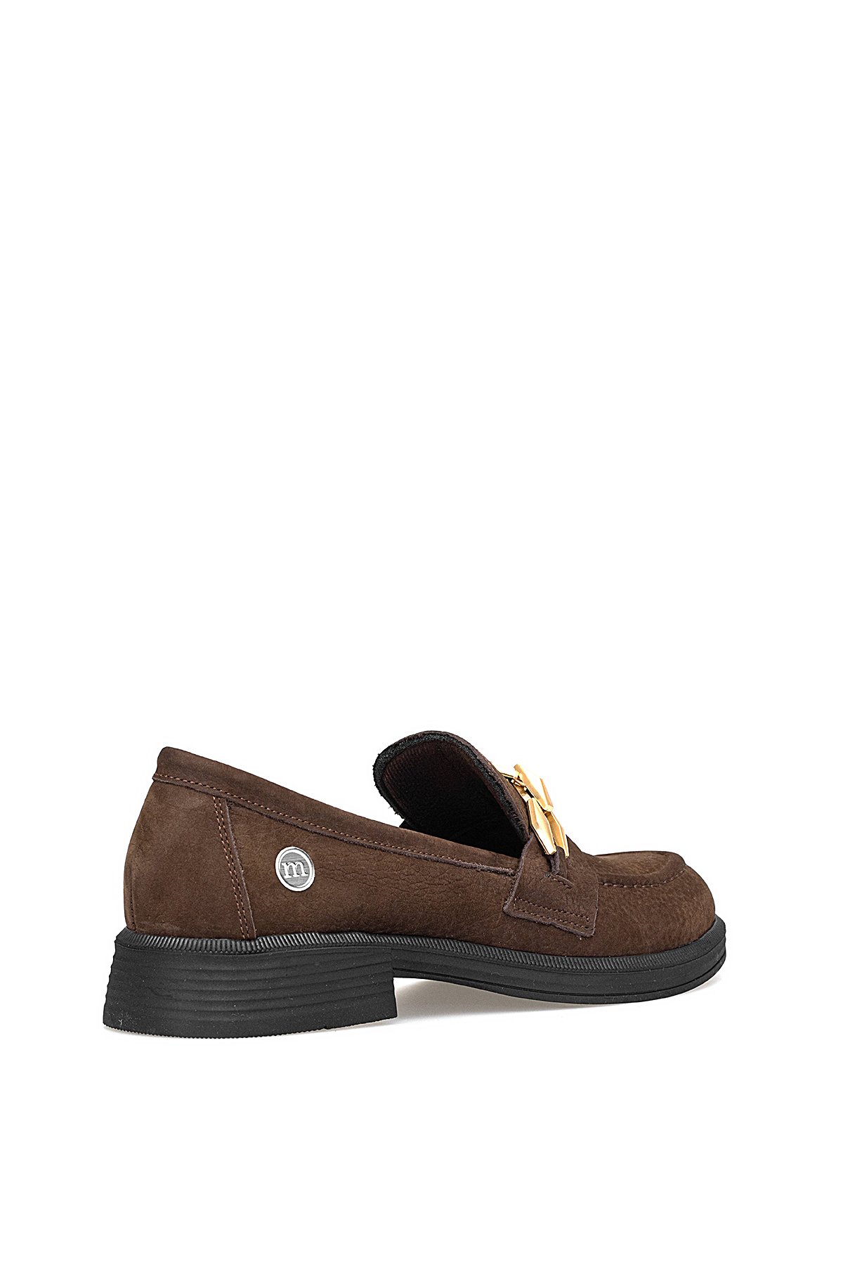 Mammamia D25KA-725 Kadın Hakiki Nubuk Deri Casual Ayakkabı Kahverengi