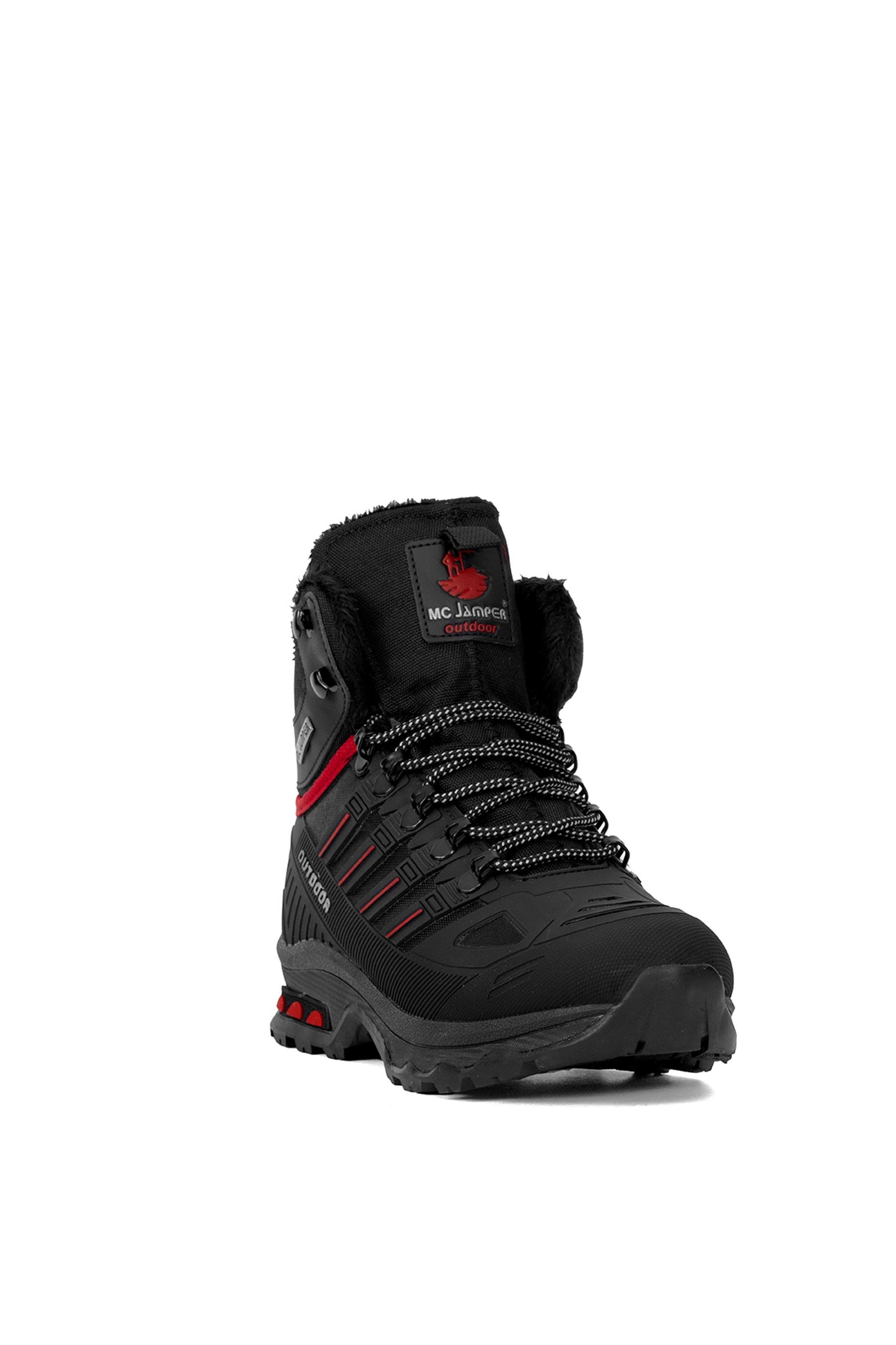 Mc Jamper 1823 Erkek Outdoor Bot Siyah - Kırmızı