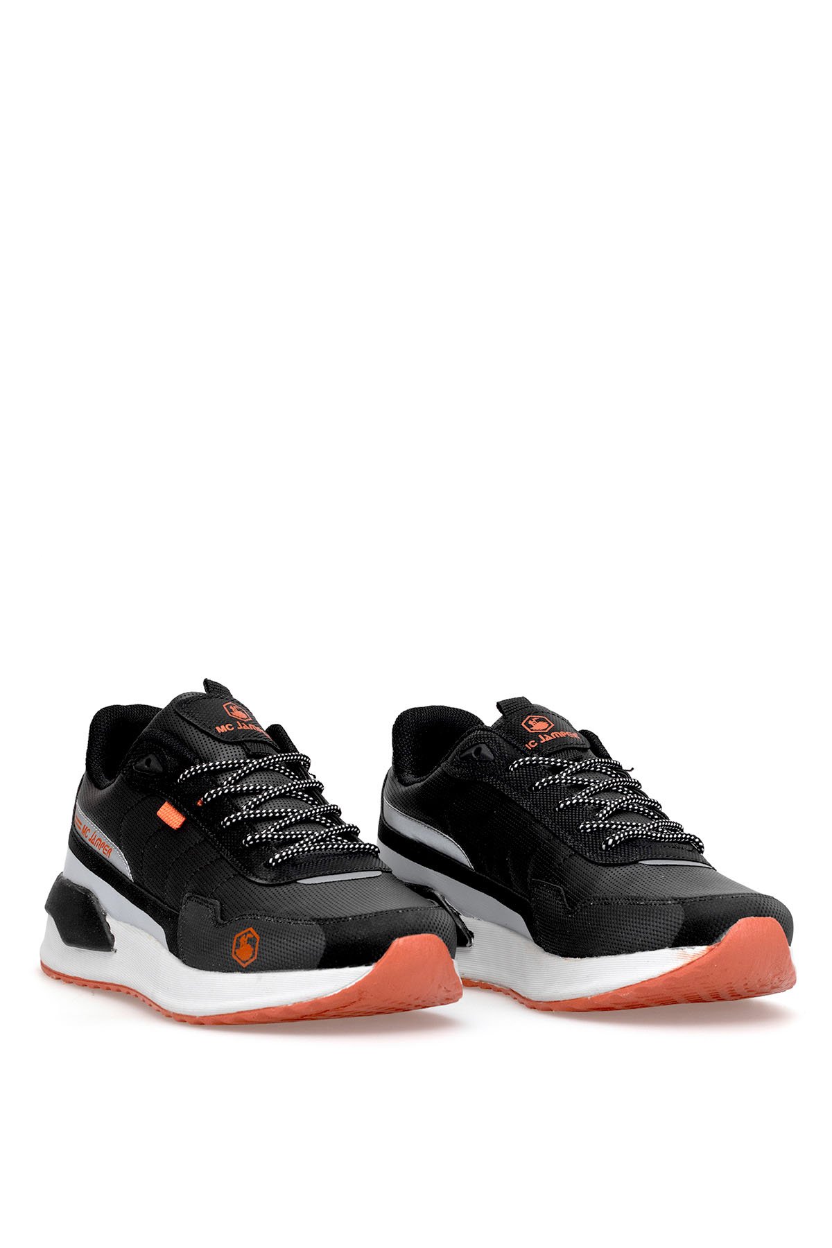 Mc Jamper 2019 Erkek Klasik Sneaker Siyah - Turuncu