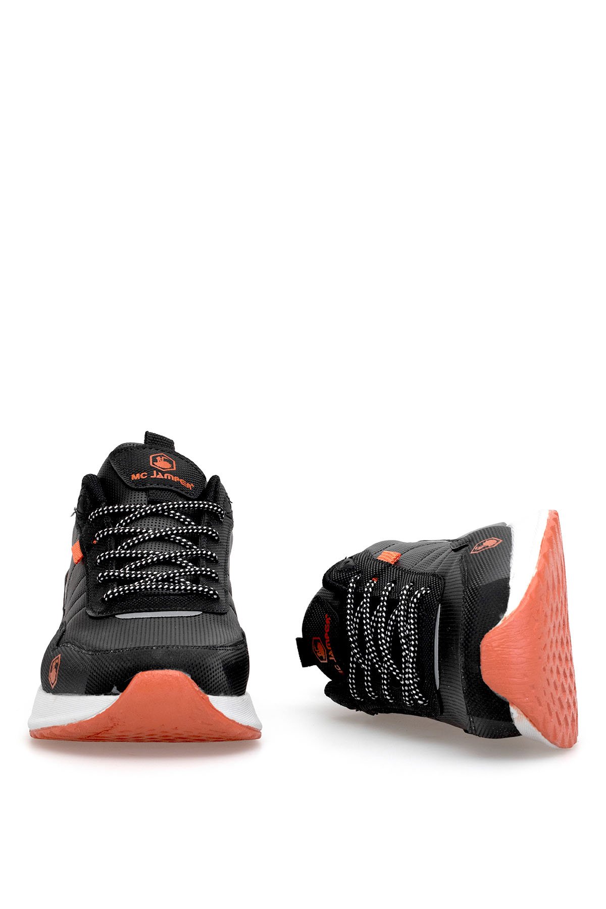 Mc Jamper 2019 Erkek Klasik Sneaker Siyah - Turuncu