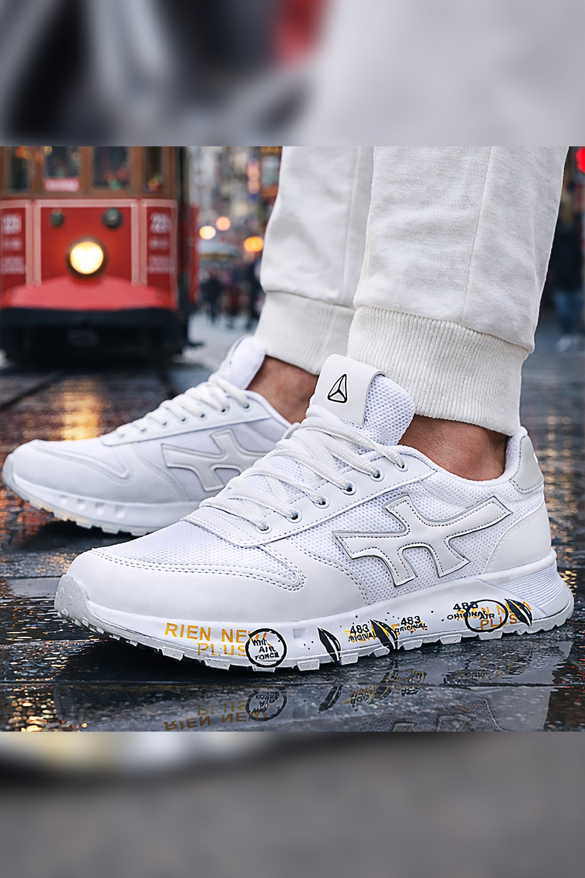 Mc Jamper 2444 Erkek Klasik Sneaker Beyaz