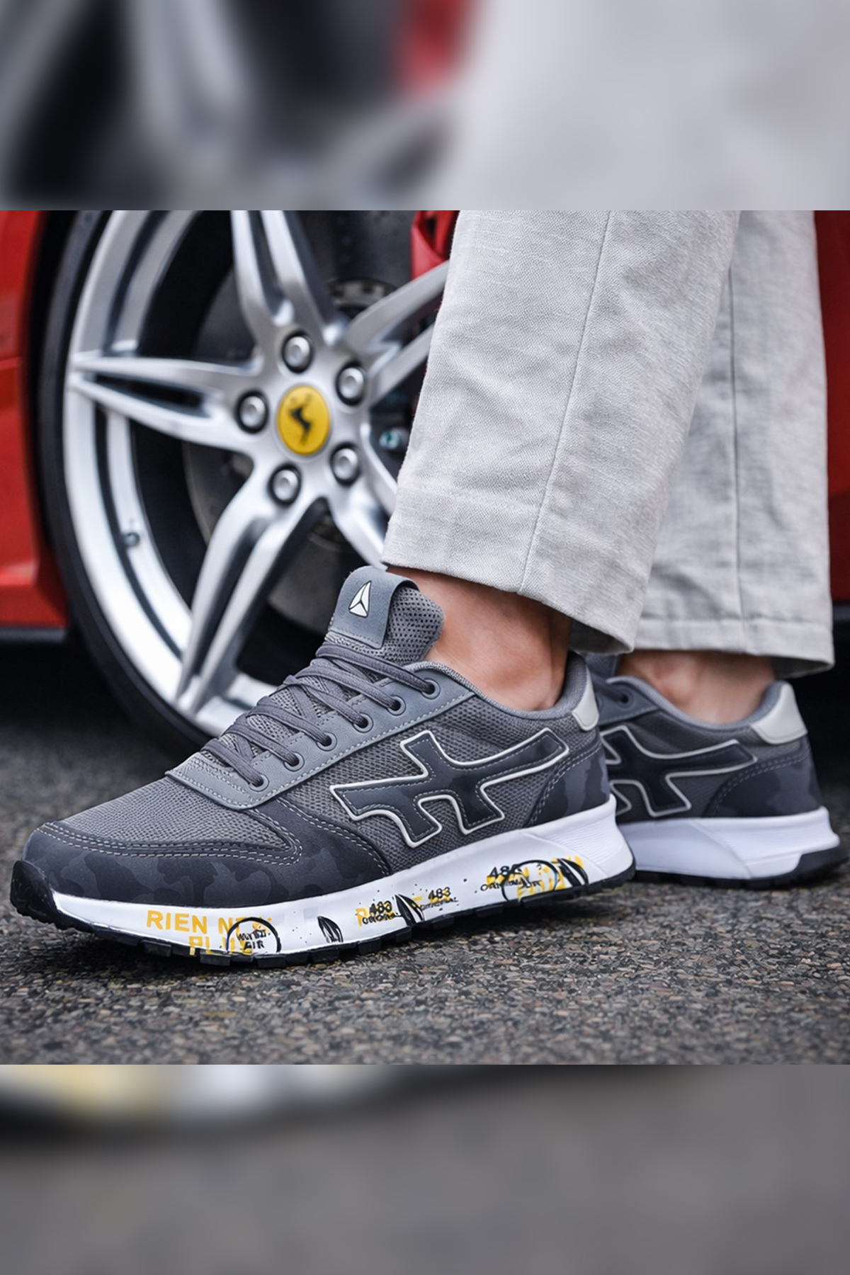 Mc Jamper 2444 Erkek Klasik Sneaker Füme