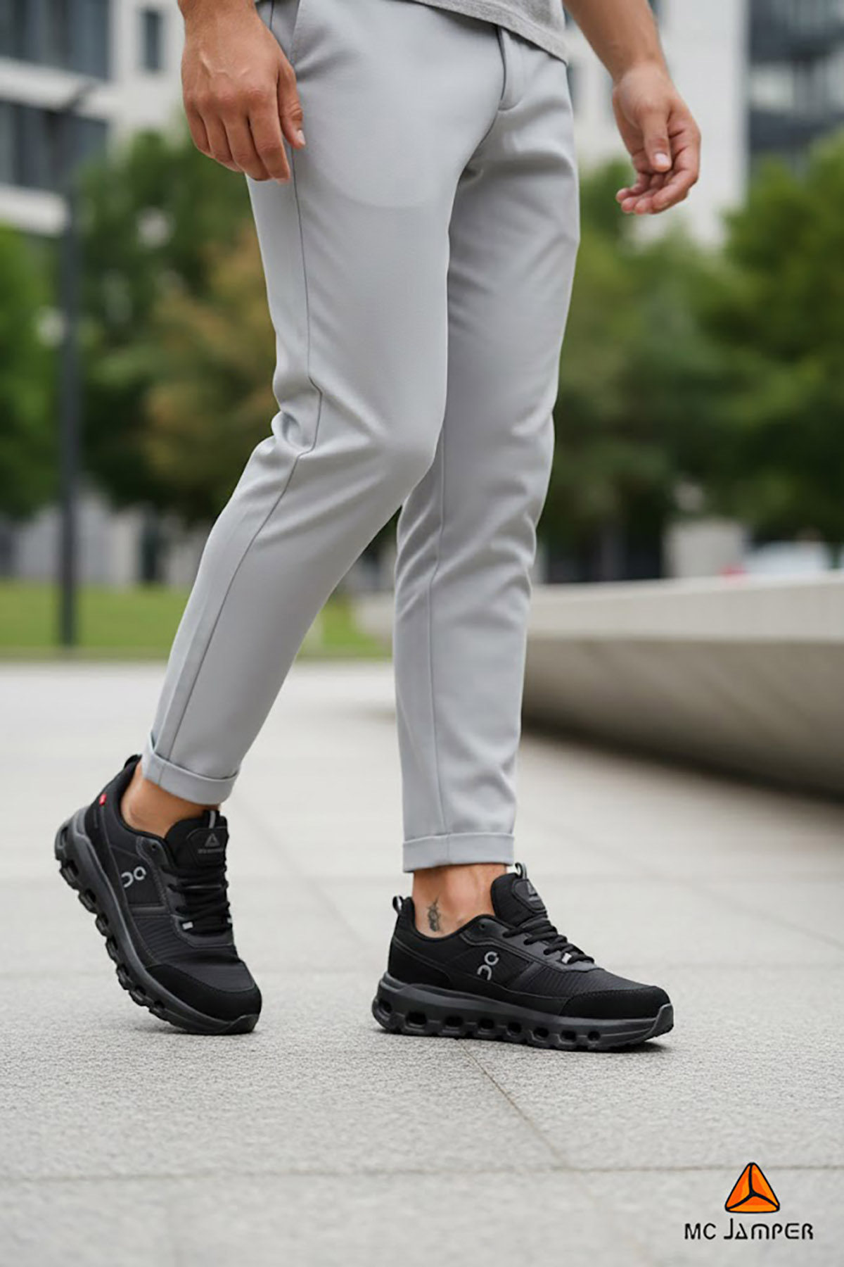 Mc Jamper Erkek Memory Foam Ortopedik Sneaker Siyah