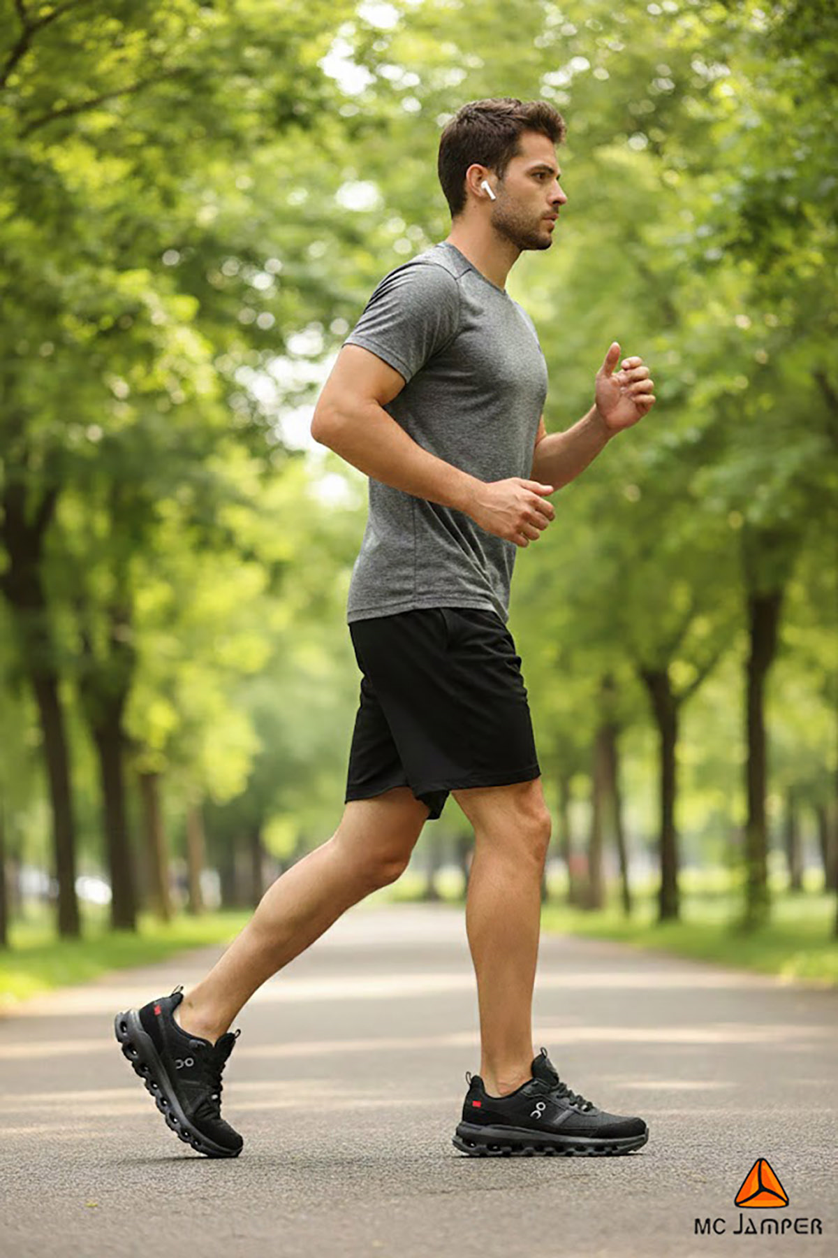 Mc Jamper Erkek Memory Foam Ortopedik Sneaker Siyah