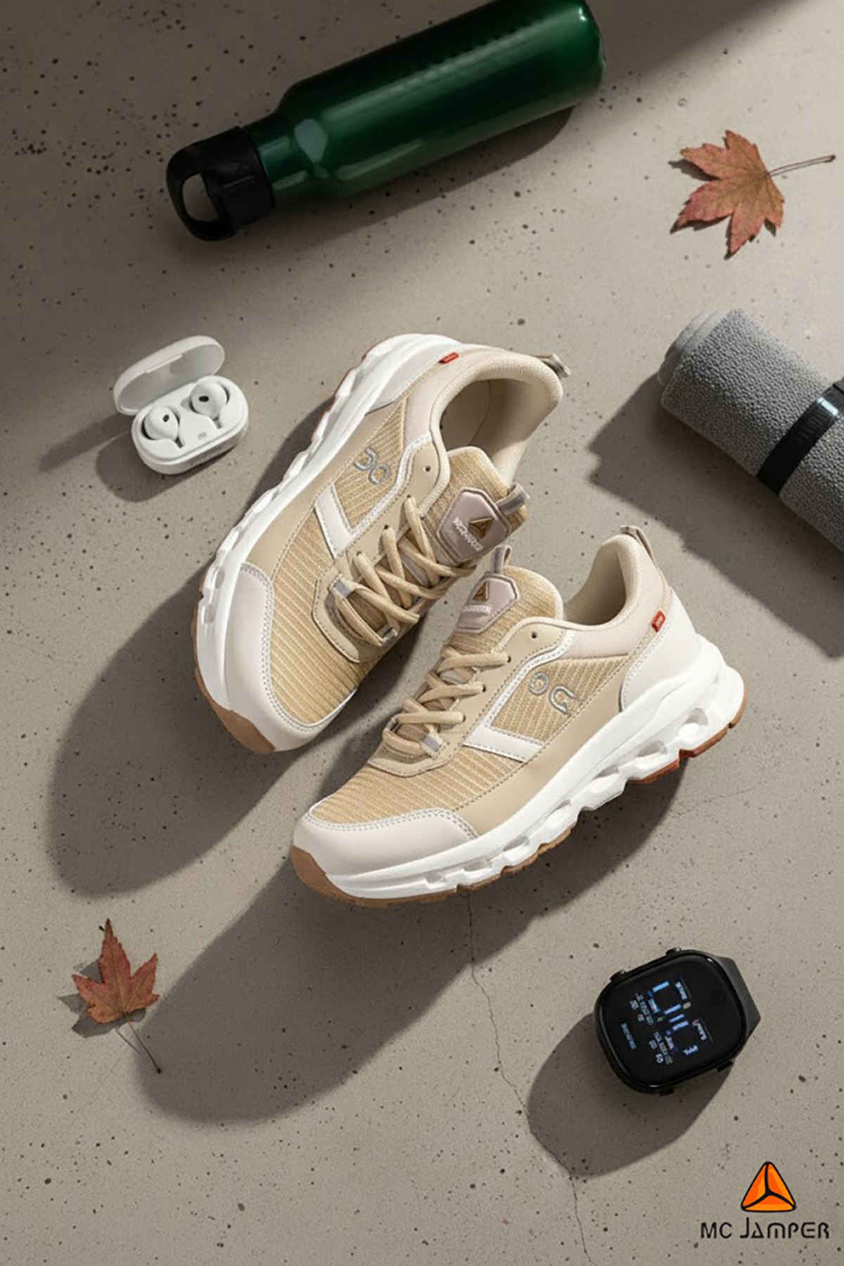 Mc Jamper Erkek Memory Foam Ortopedik Sneaker Bej