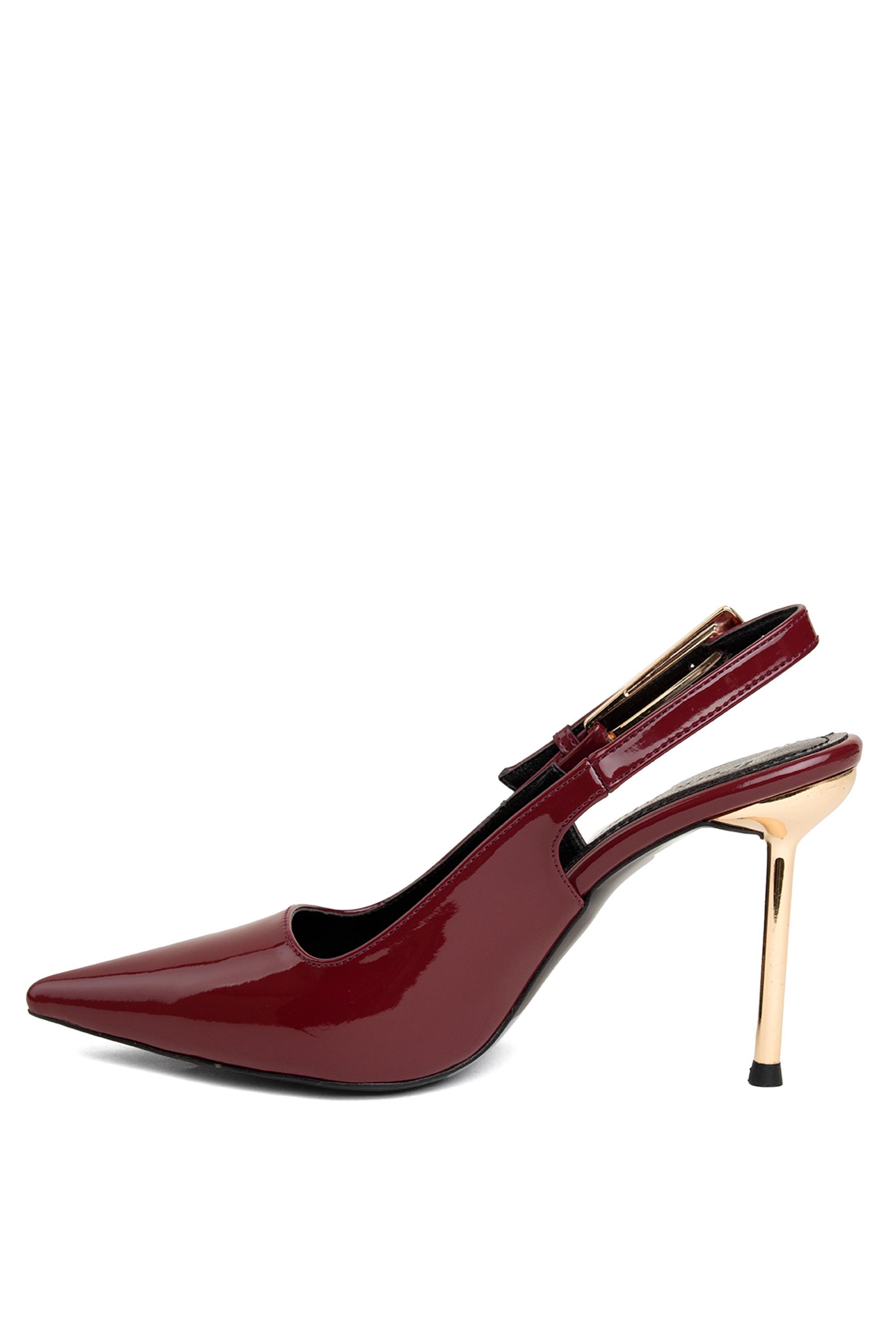 Miss Park Moda PM170 K9290 Kadın Abiye Ayakkabı Bordo