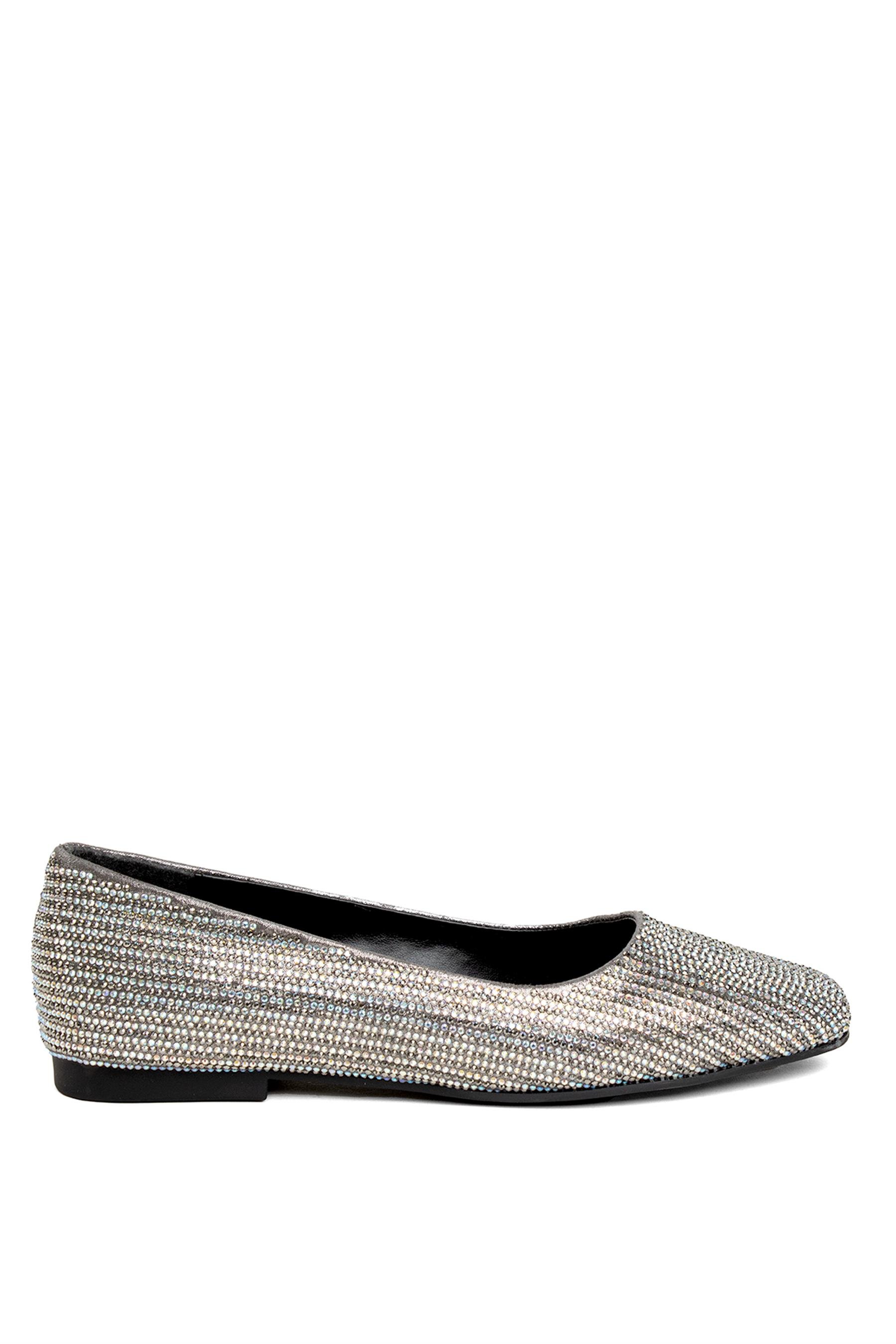 Miss Park Moda PM38 K2031 Kadın Babet Platin