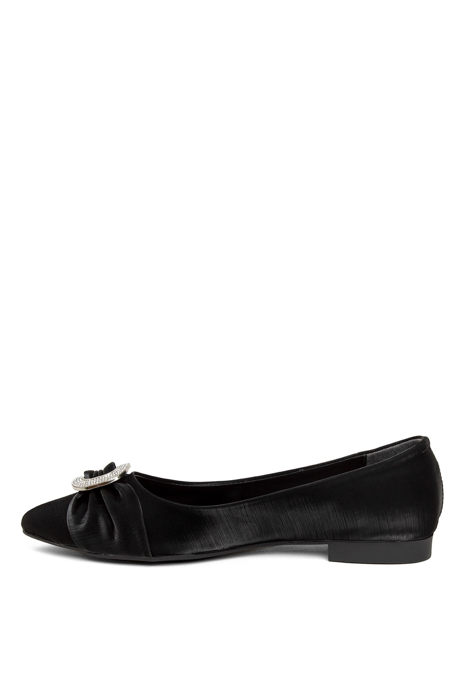 Miss Park Moda PM386 K488 Kadın Babet Siyah