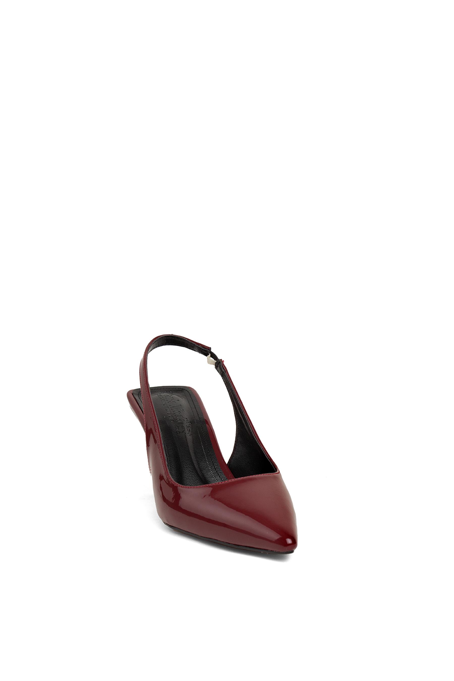 Miss Park Moda PM492 K601 Kadın Topuklu Ayakkabı Bordo