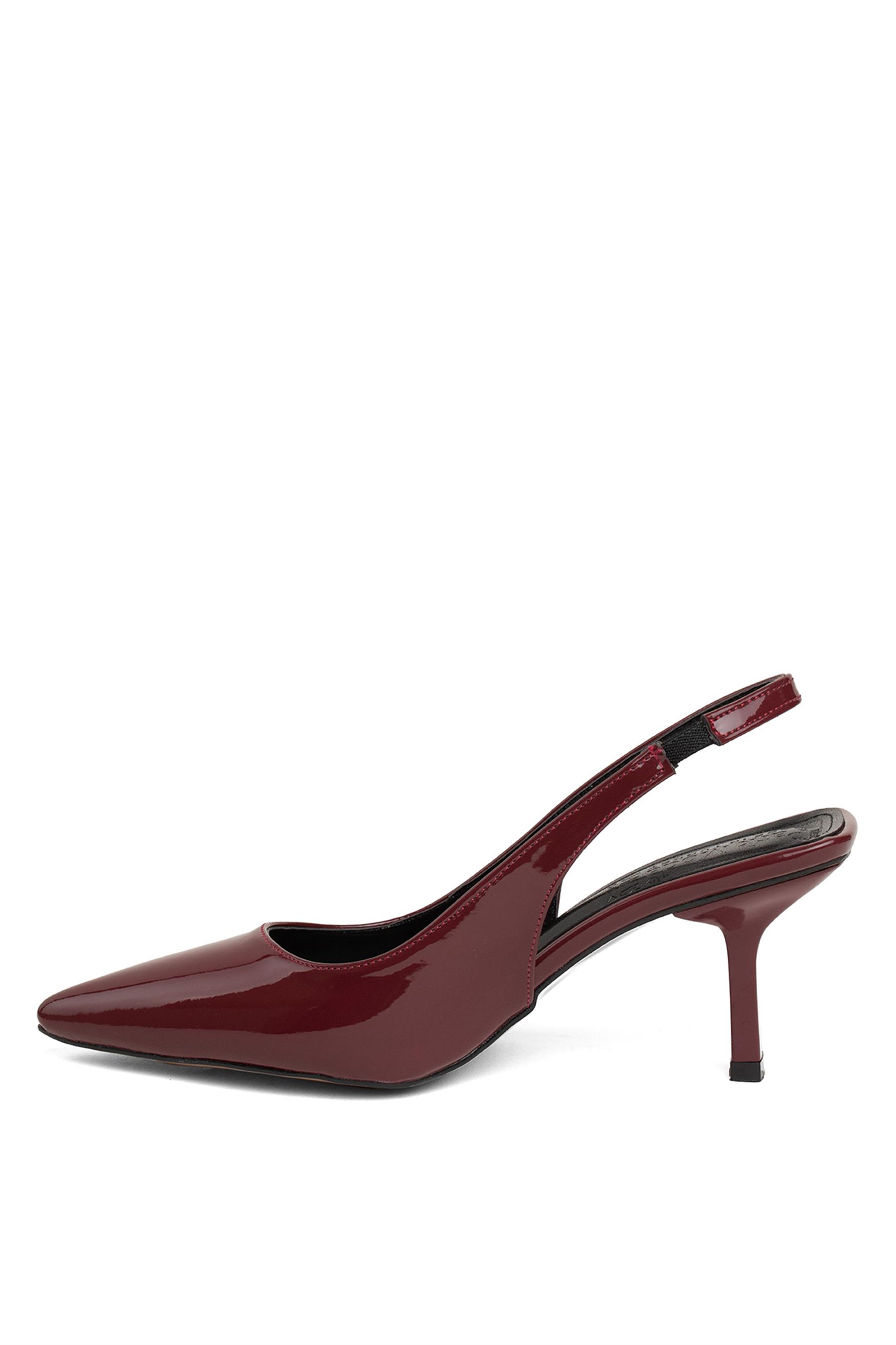 Miss Park Moda PM492 K601 Kadın Topuklu Ayakkabı Bordo