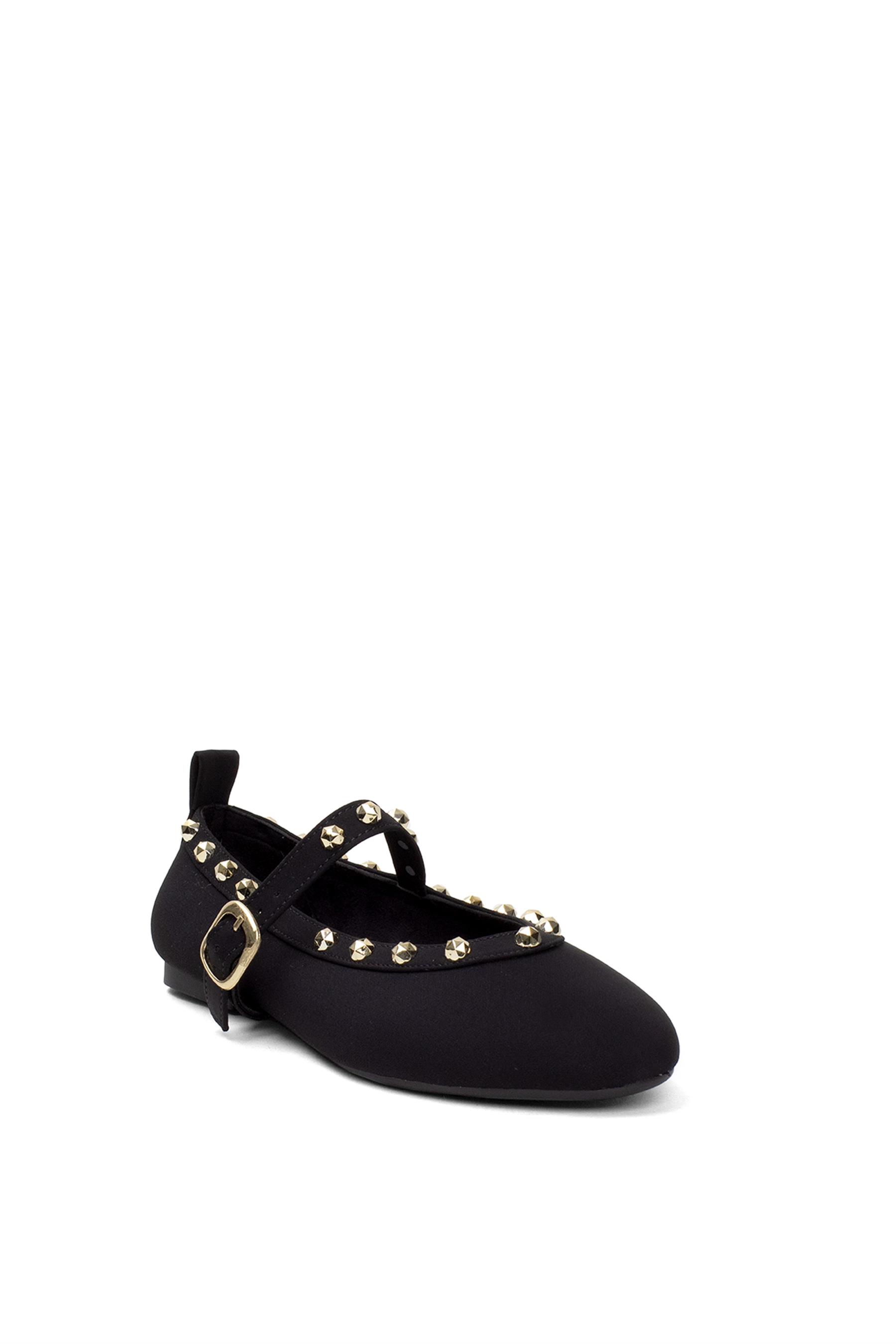 Miss Park Moda PM567 K841 Kadın Babet Siyah