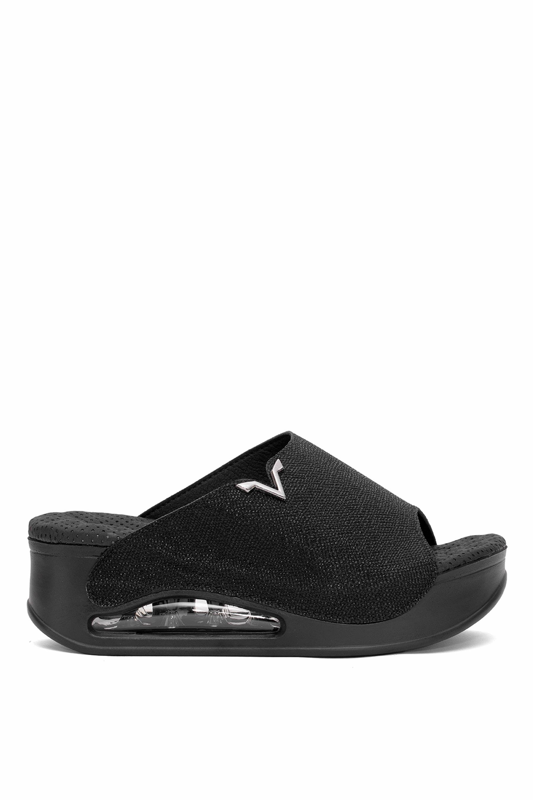 Muya 31212-8401 Aero Ortopedik Dolgu Topuk Terlik Siyah