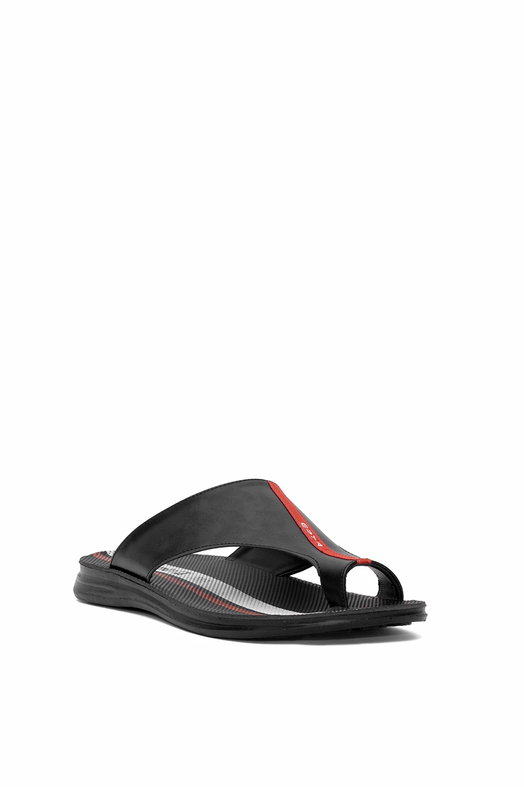 Muya 31306-2642 Rada Erkek Ortopedik Düz Terlik Siyah