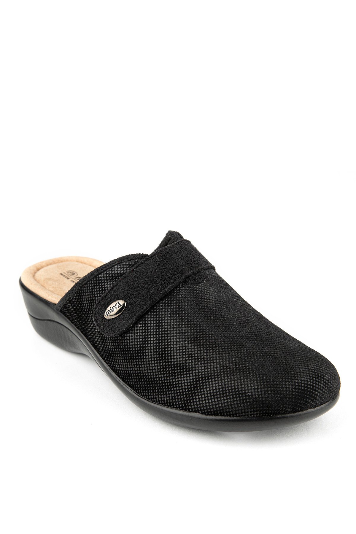 Muya 36907-2960 Nipul Kadın Ortopedik Ev Terliği Siyah