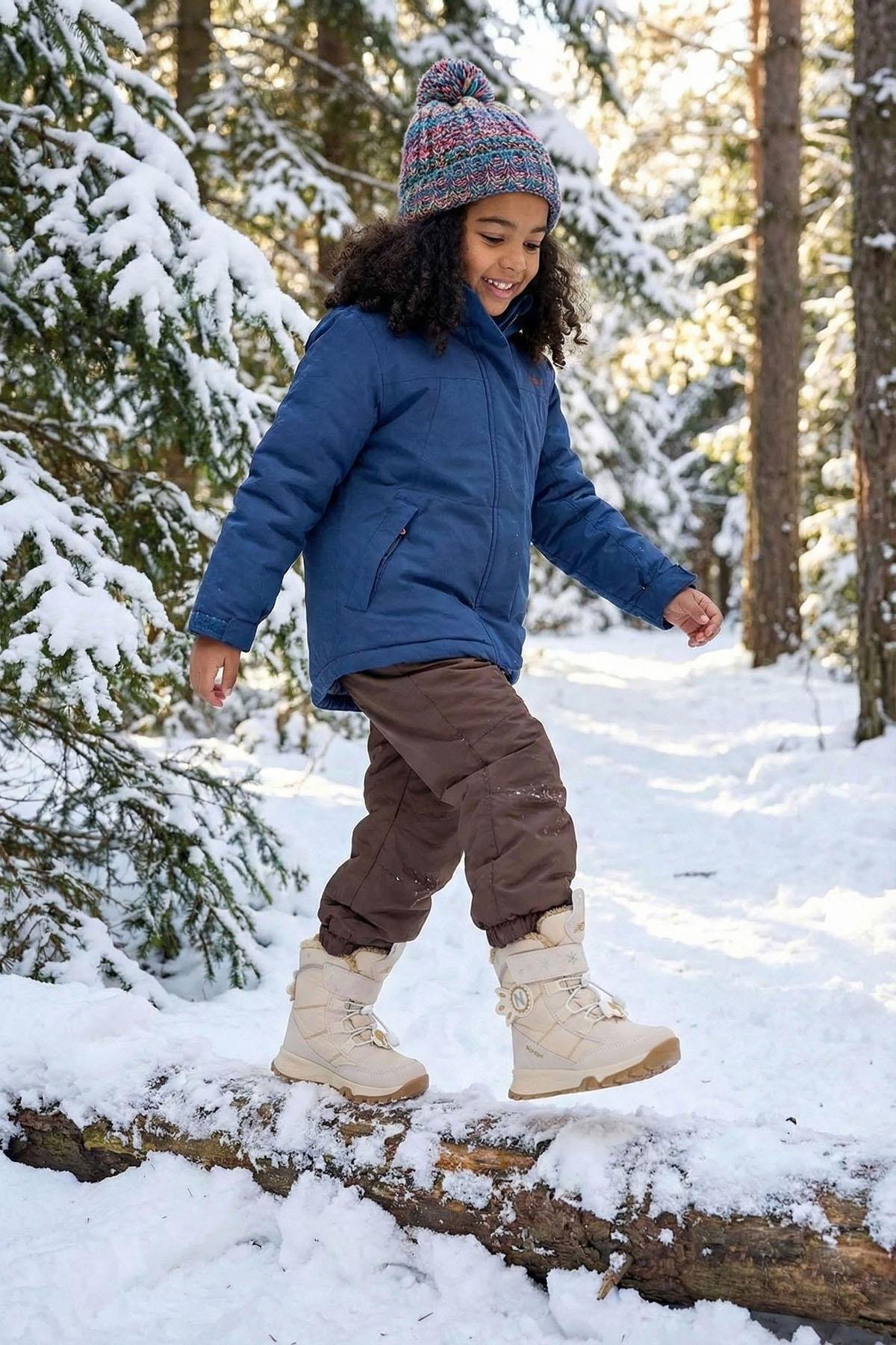 Ndrops YSEYL014 Kız Çocuk Kar Botu Bej