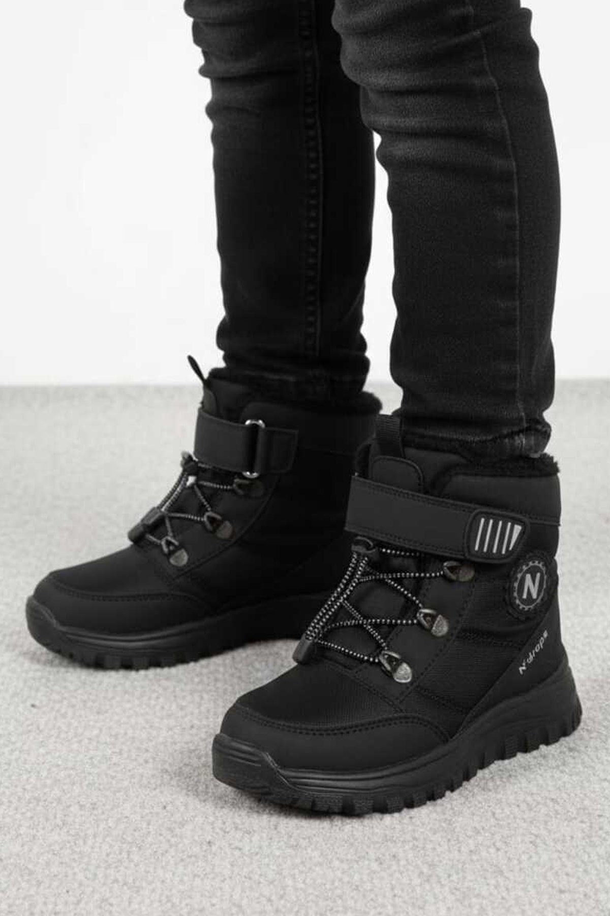 Ndrops YSEYL015 Outdoor Çocuk Bot Siyah