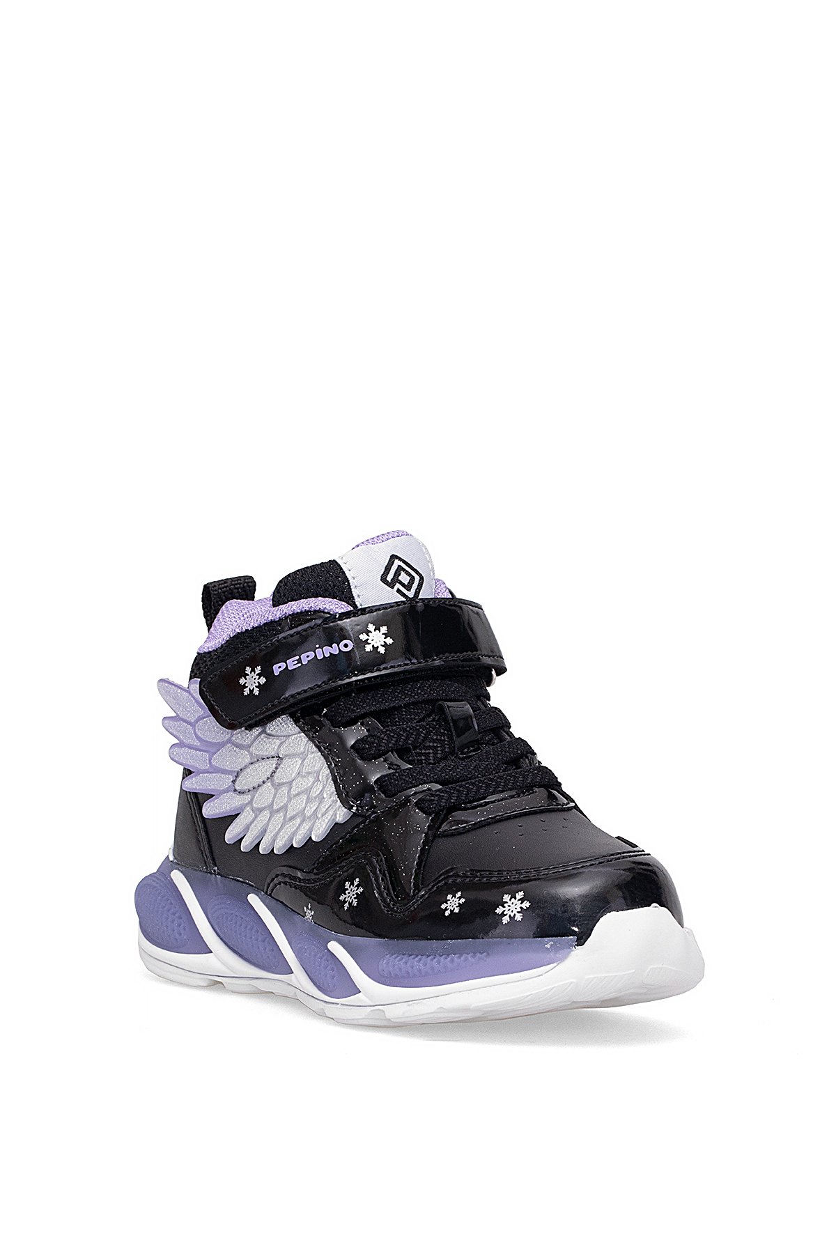 Pepino FK25-2040 Patik Kız Çocuk Sneaker Bot Siyah - Lila