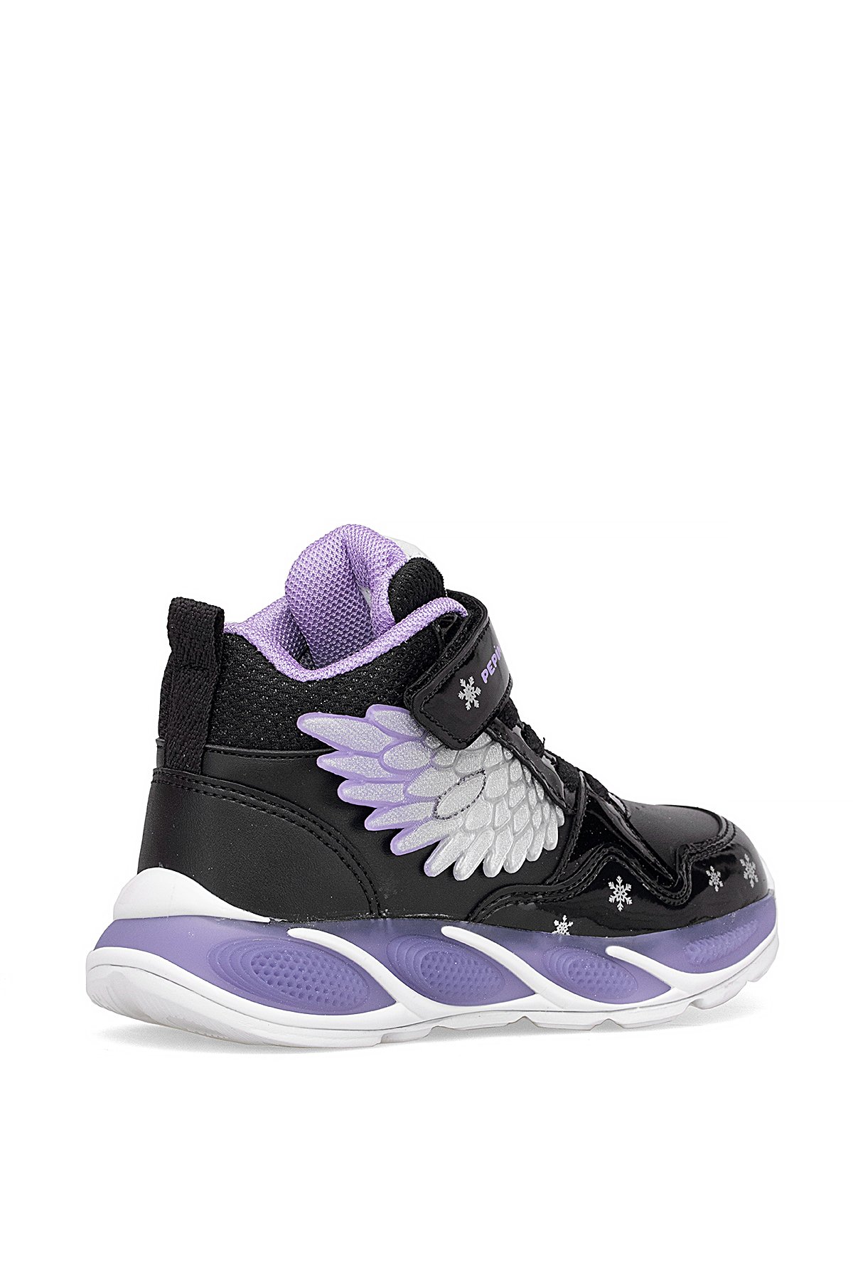 Pepino FK25-2040 Patik Kız Çocuk Sneaker Bot Siyah - Lila