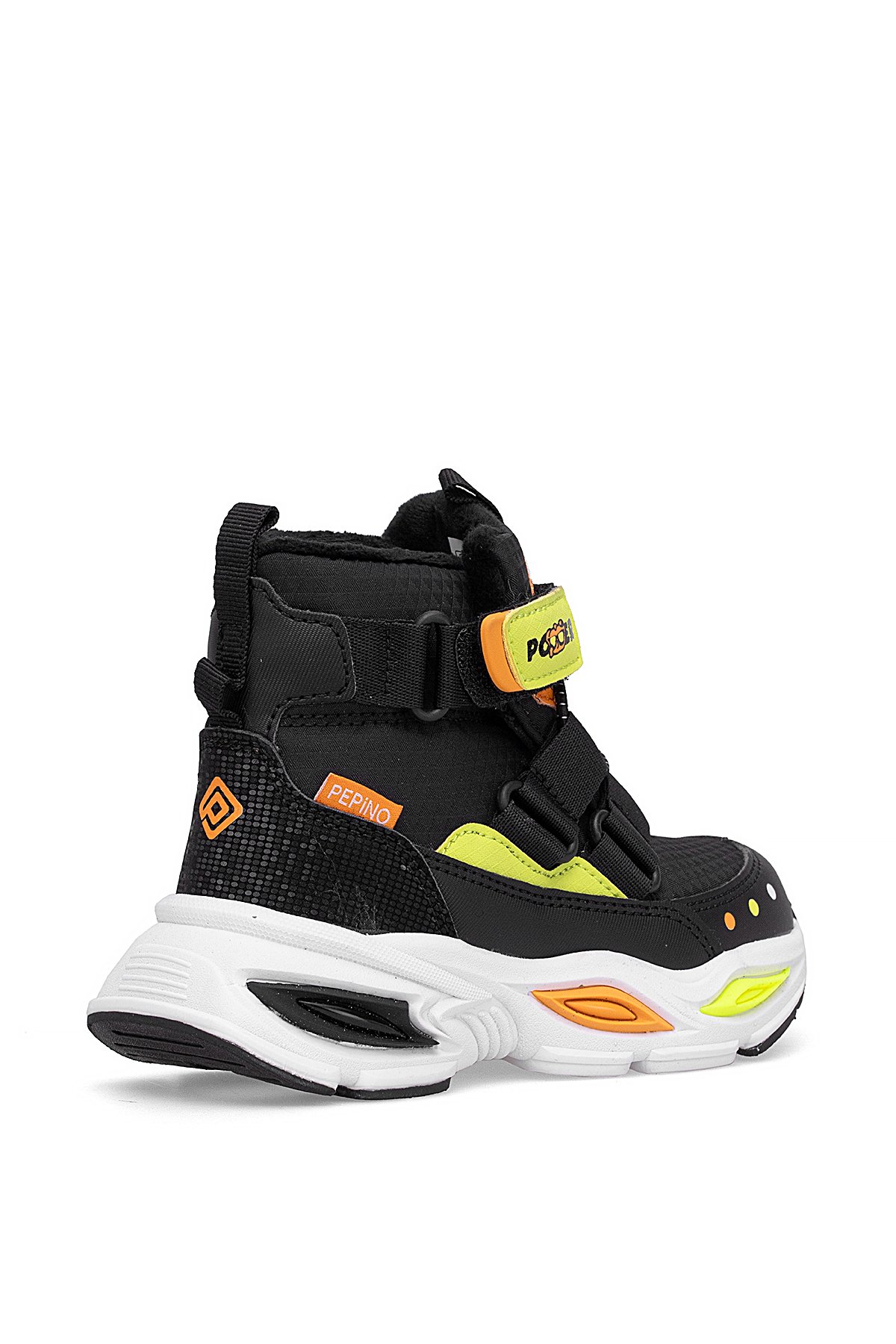 Pepino PK25-2087 Patik Erkek Çocuk Kar Botu Siyah - Sarı