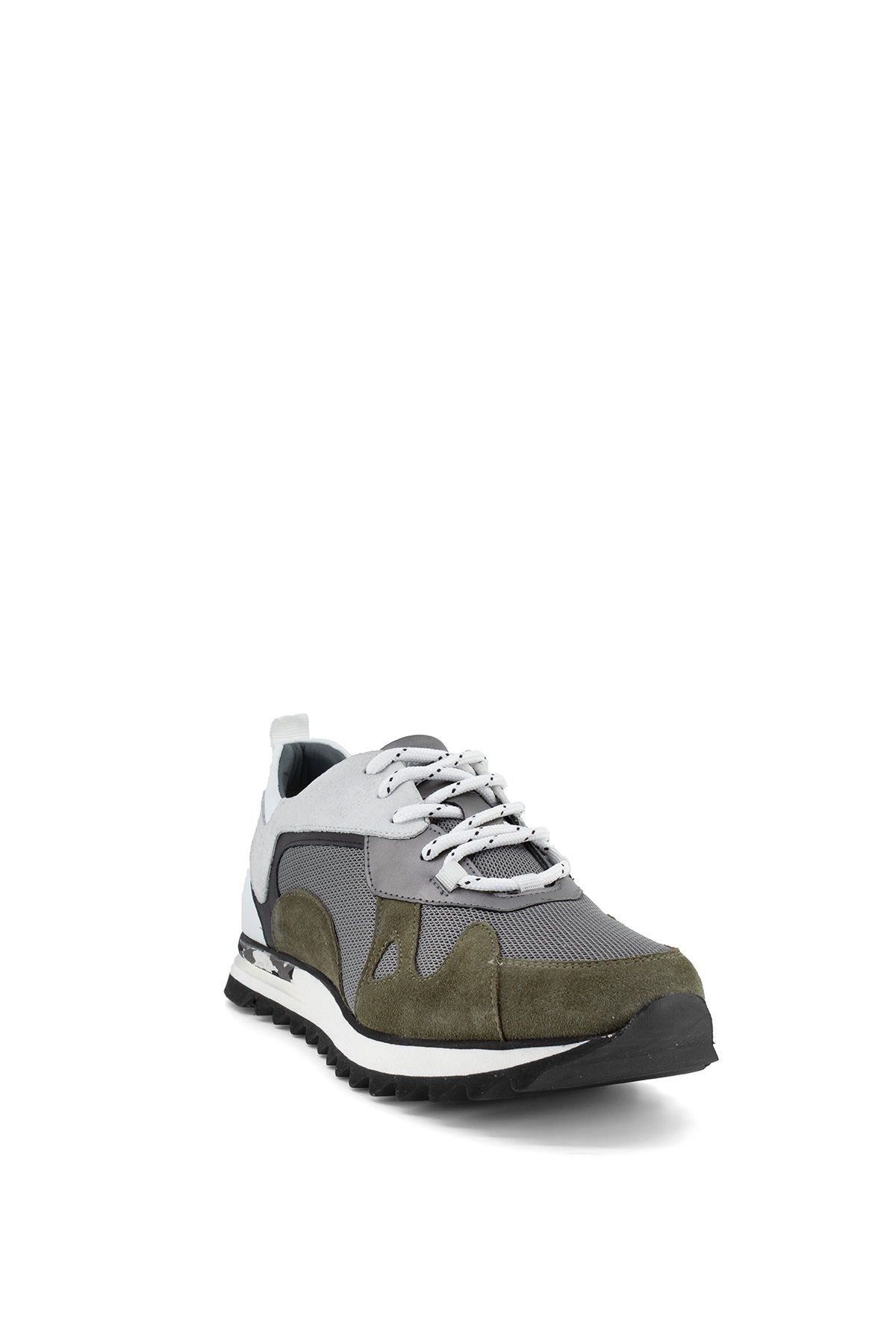 Scootland 13023 Erkek Hakiki Deri Günlük Ayakkabı Haki