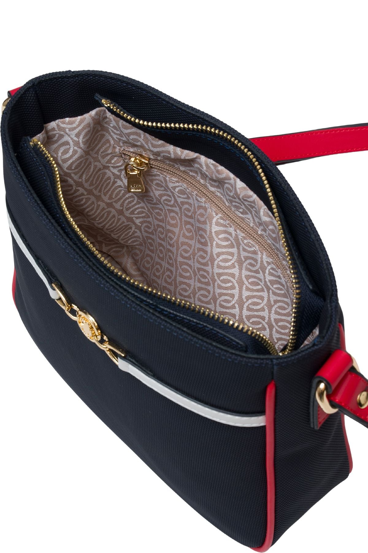 U.S. Polo Assn. US25236 Kadın Çapraz Çanta Lacivert - Kırmızı