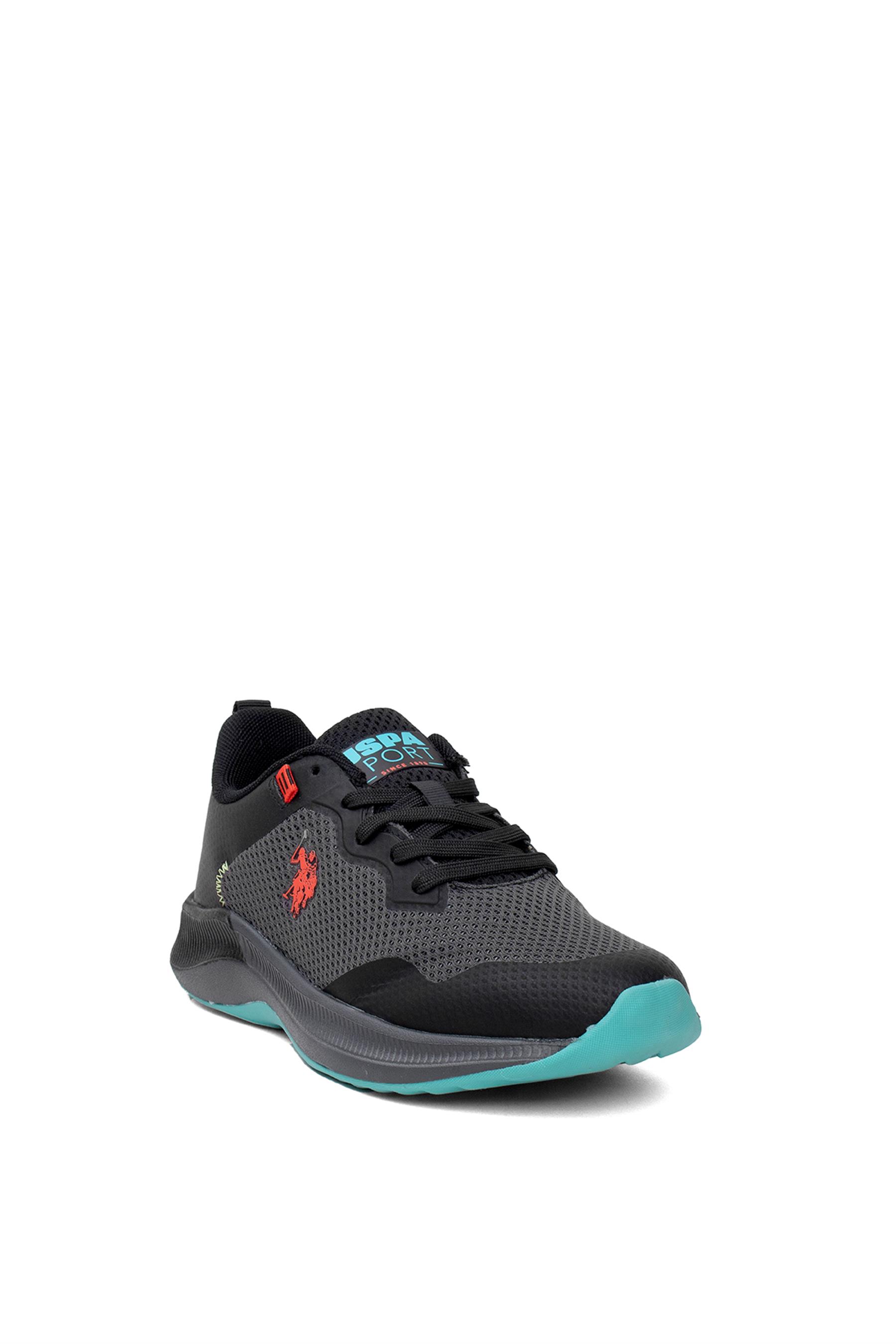 U.S. Polo Assn. 101812667 4W Florin Wmn 4PR Kadın Koşu Ayakkabısı Siyah - Kırmızı