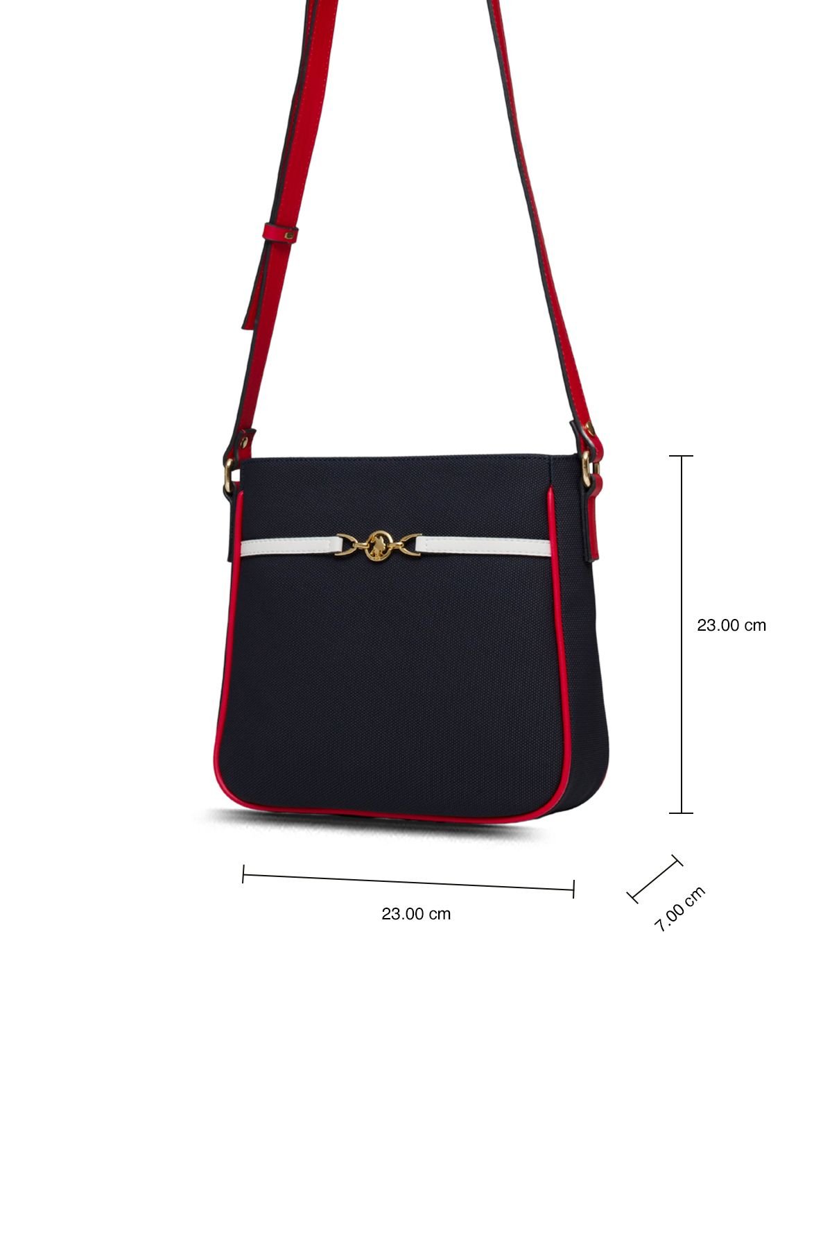 U.S. Polo Assn. US25236 Kadın Çapraz Çanta Lacivert - Kırmızı