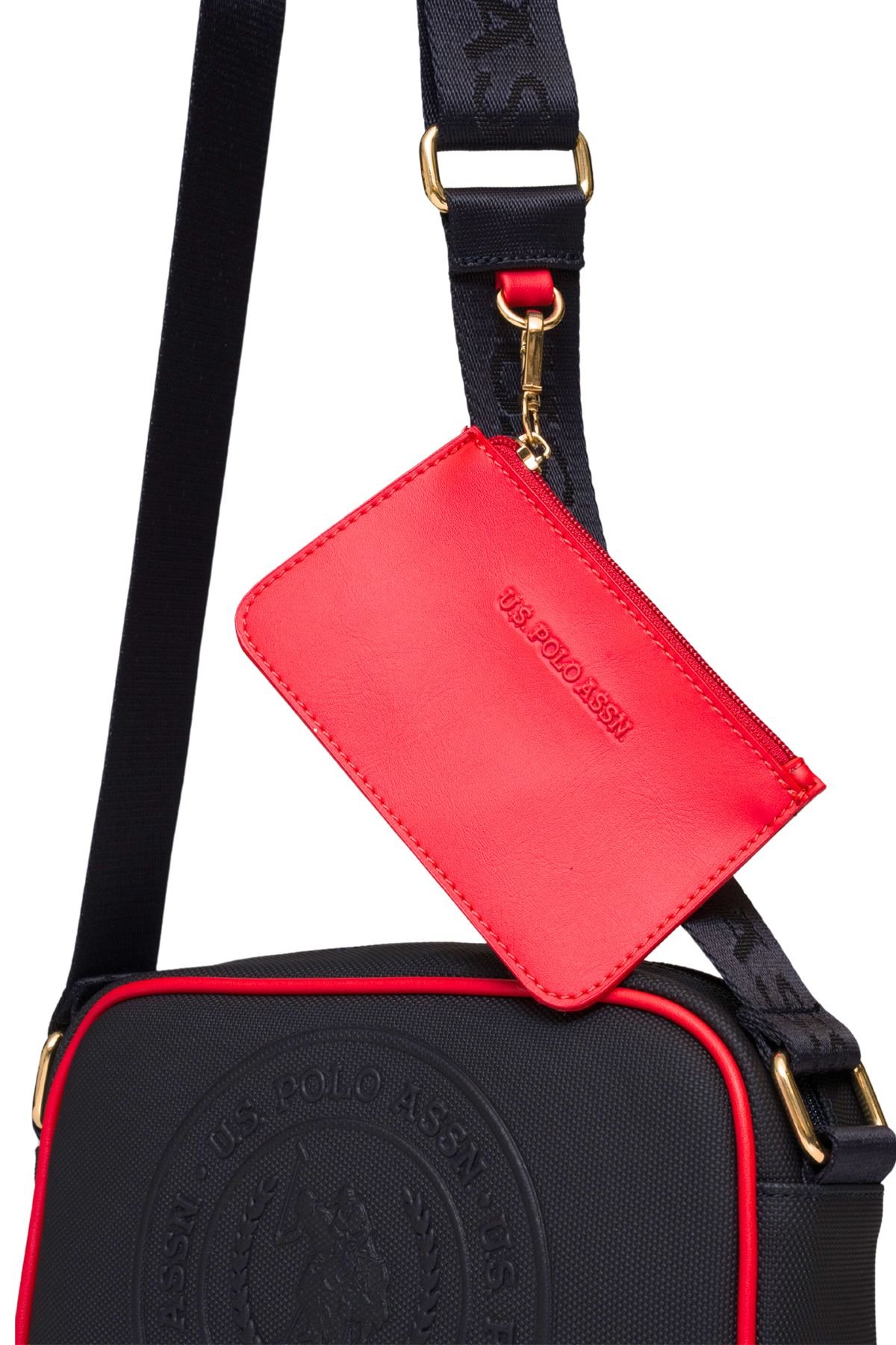 U.S. Polo Assn. US25275 Kadın Çapraz Çanta Lacivert - Kırmızı