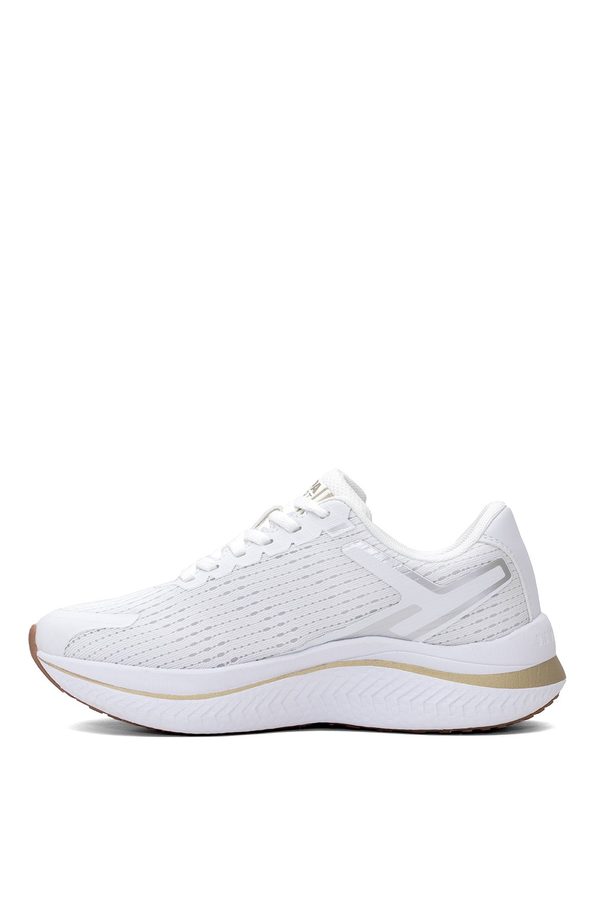 U.S. Polo Assn. 101938169 5M Genesis Wmn 5FX Kadın Koşu Ayakkabısı Beyaz - Altın