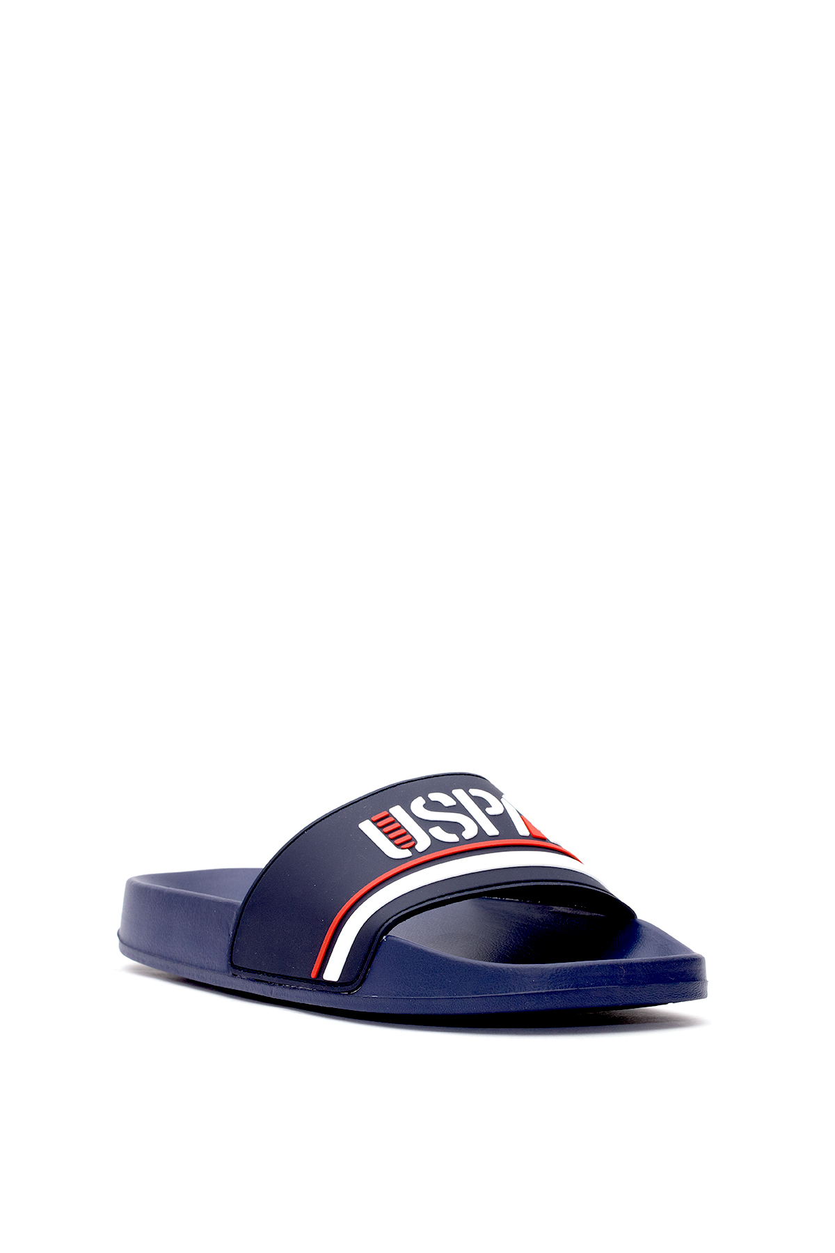 U.S. Polo Assn. 10198403 5M Band 5FX Erkek Düz Terlik Lacivert