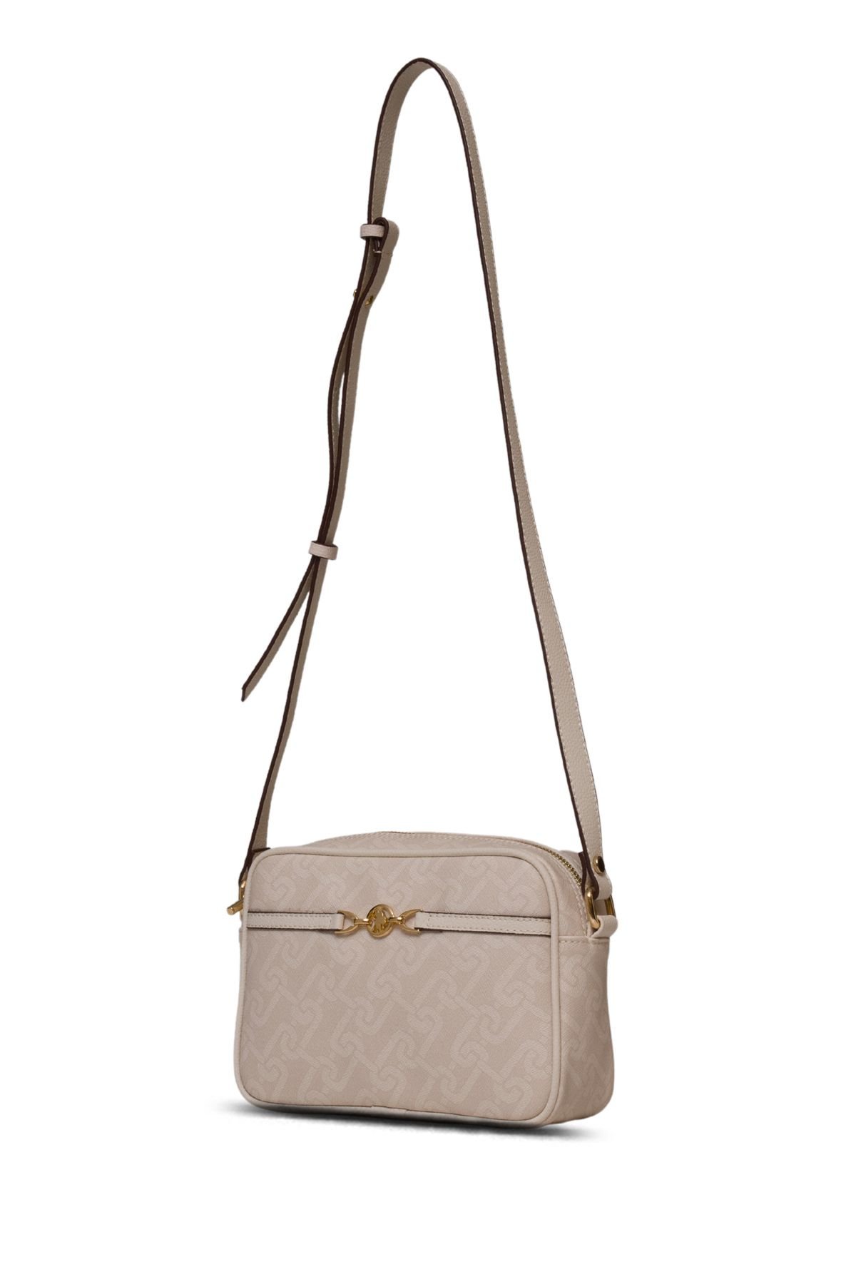 U.S. Polo Assn. US25109 Kadın Omuz Çantası Krem