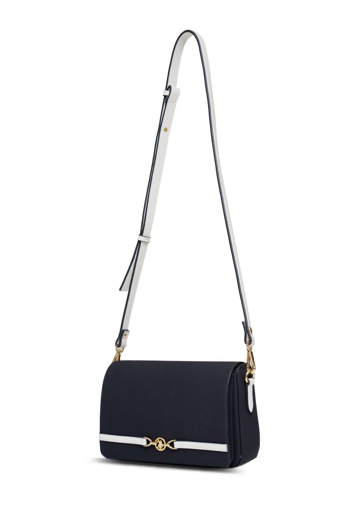 U.S. Polo Assn. US25235 Kadın Çapraz Çanta Lacivert - Kırmızı