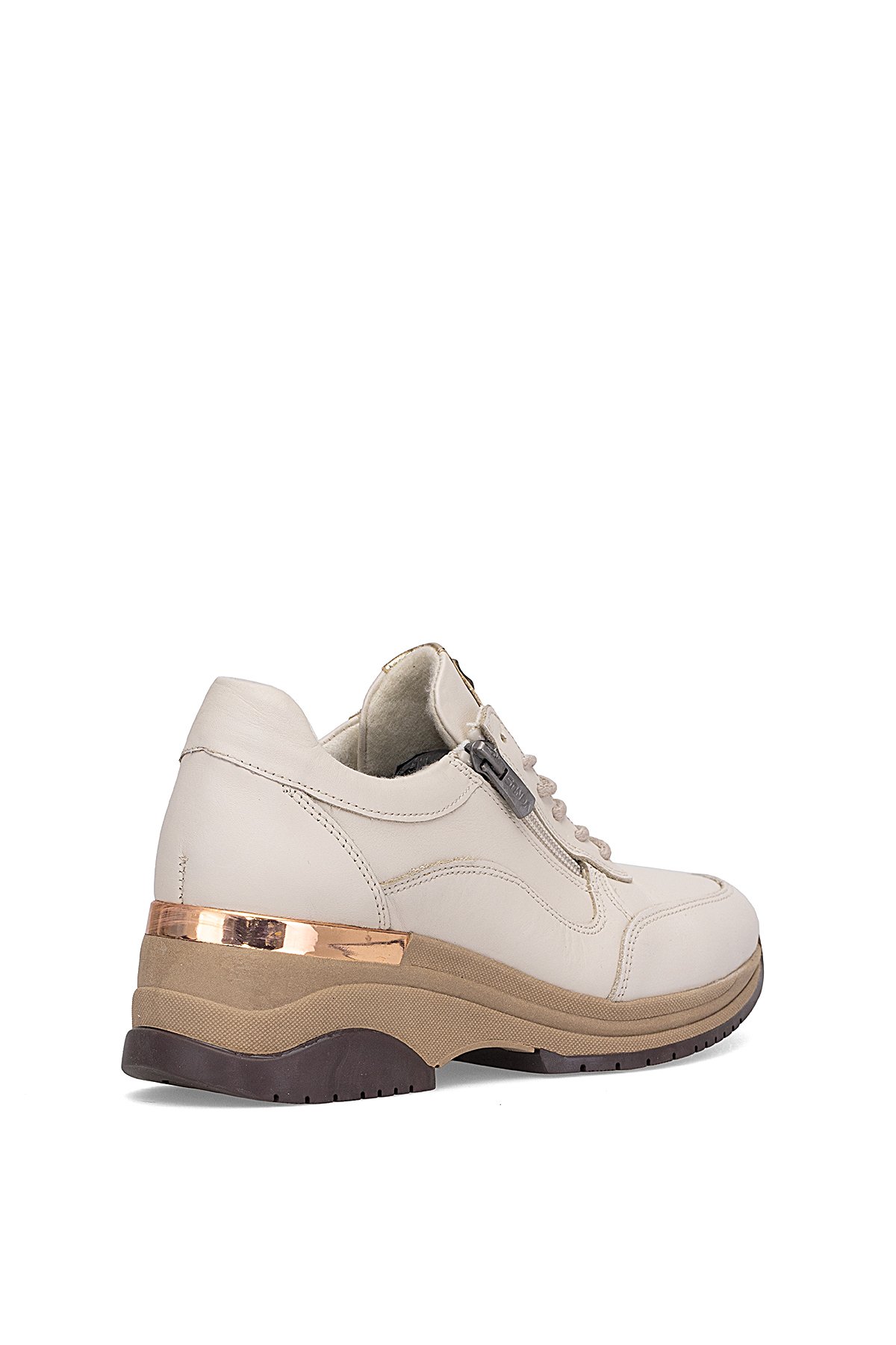 Venüs 2313081K Kadın Hakiki Deri Dolgu Topuk Ayakkabı Bej