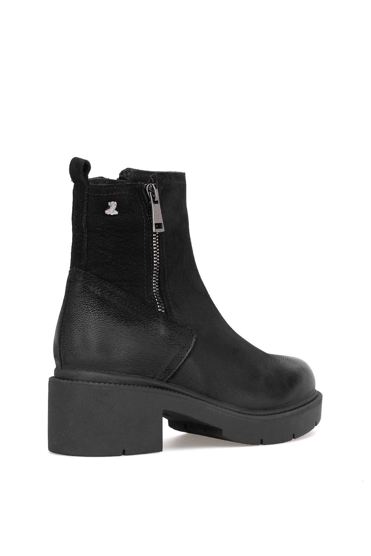 Venüs 2454601K Kadın Hakiki Deri Klasik Bot Siyah
