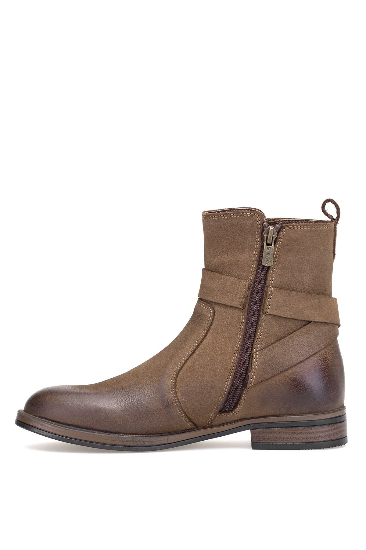 Venüs 2552703K Kadın Hakiki Deri Klasik Bot Vizon