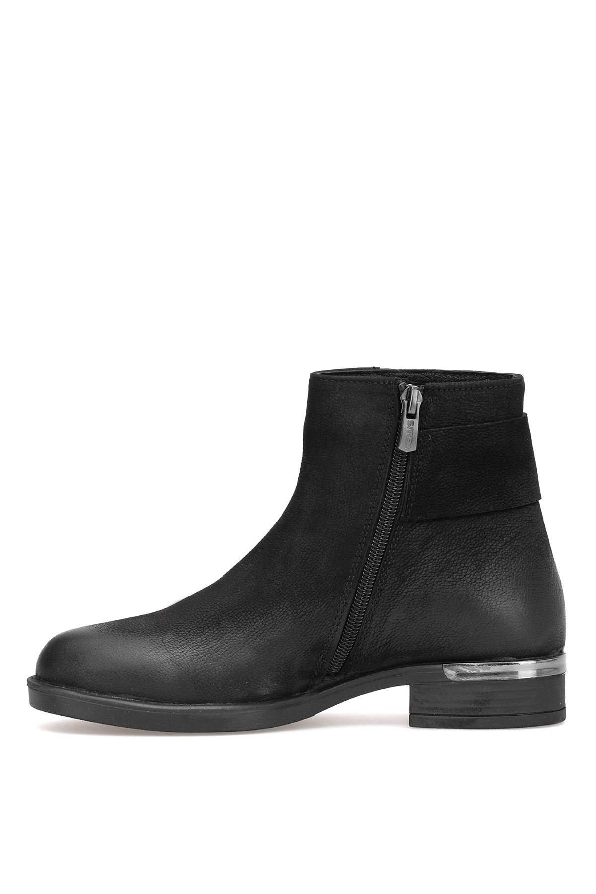 Venüs 2553202K Kadın Hakiki Deri Klasik Bot Siyah