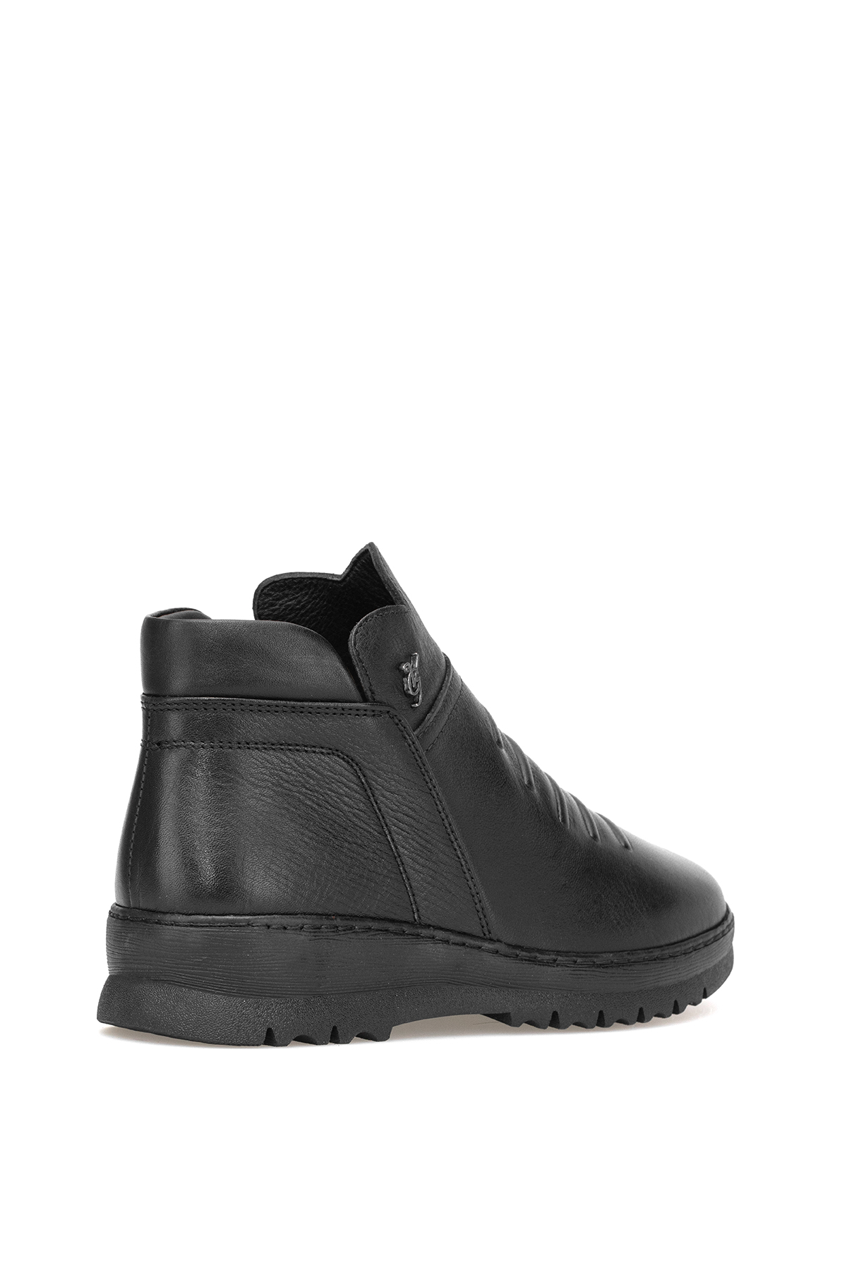 Voyager B001 Kadın Hakiki Deri Düz Bot Siyah