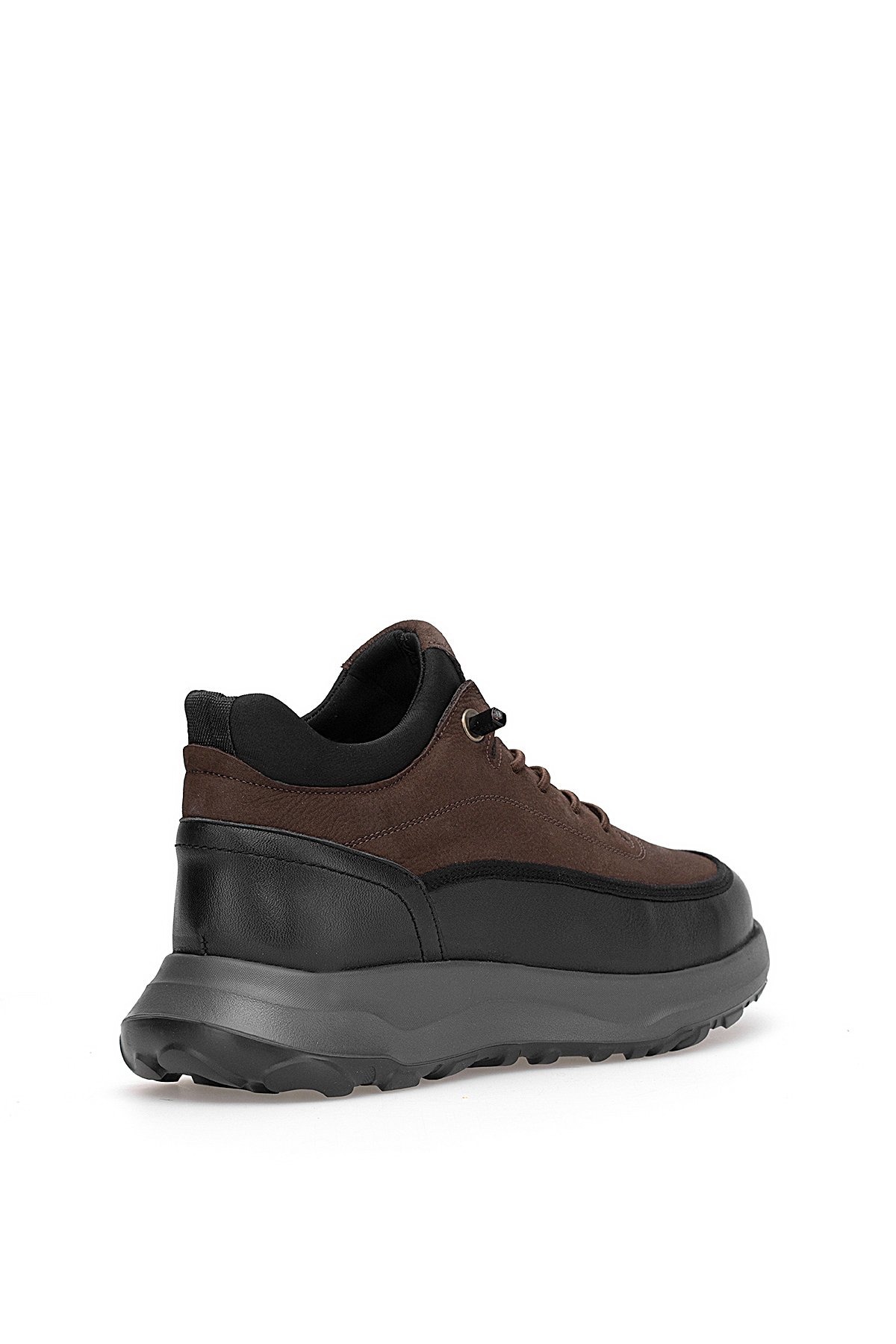 Voyager M298 Erkek Hakiki Deri Casual Ayakkabı Siyah - Kahverengi
