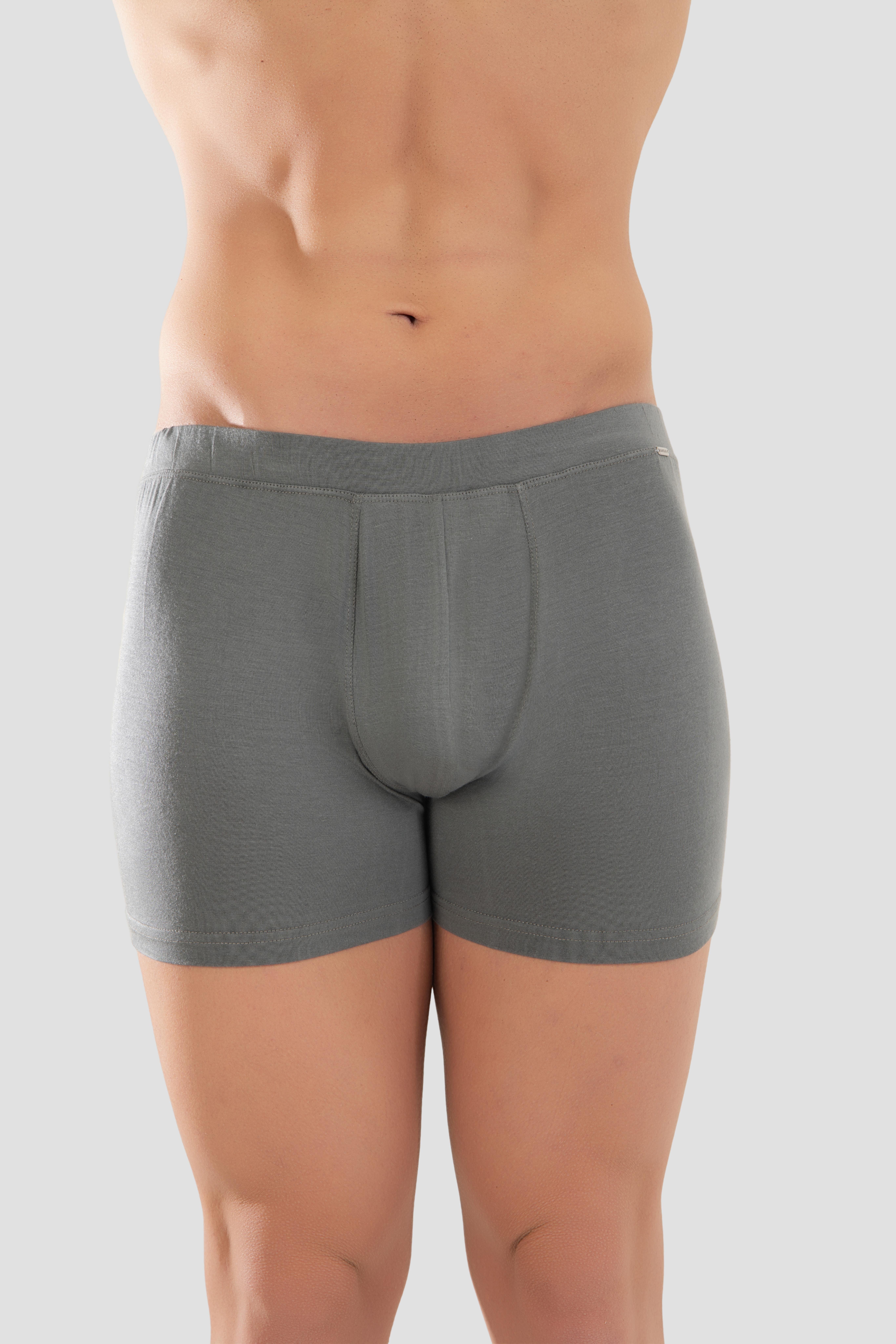 Erkek Mikro Modal Elestan Basic Boxer 1402 ANTRASIT