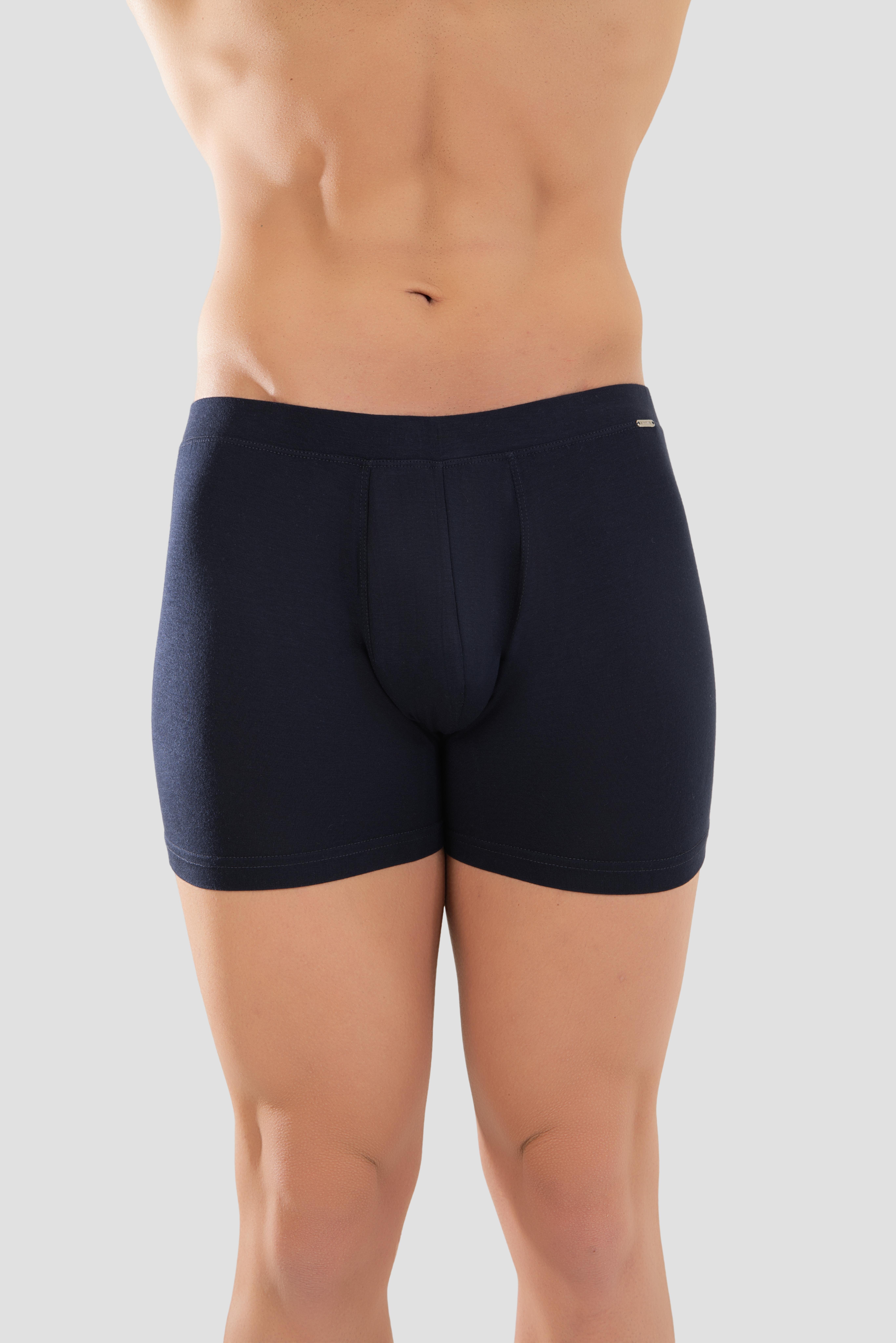 Erkek Mikro Modal Elestan Basic Boxer 1402 Lacivert