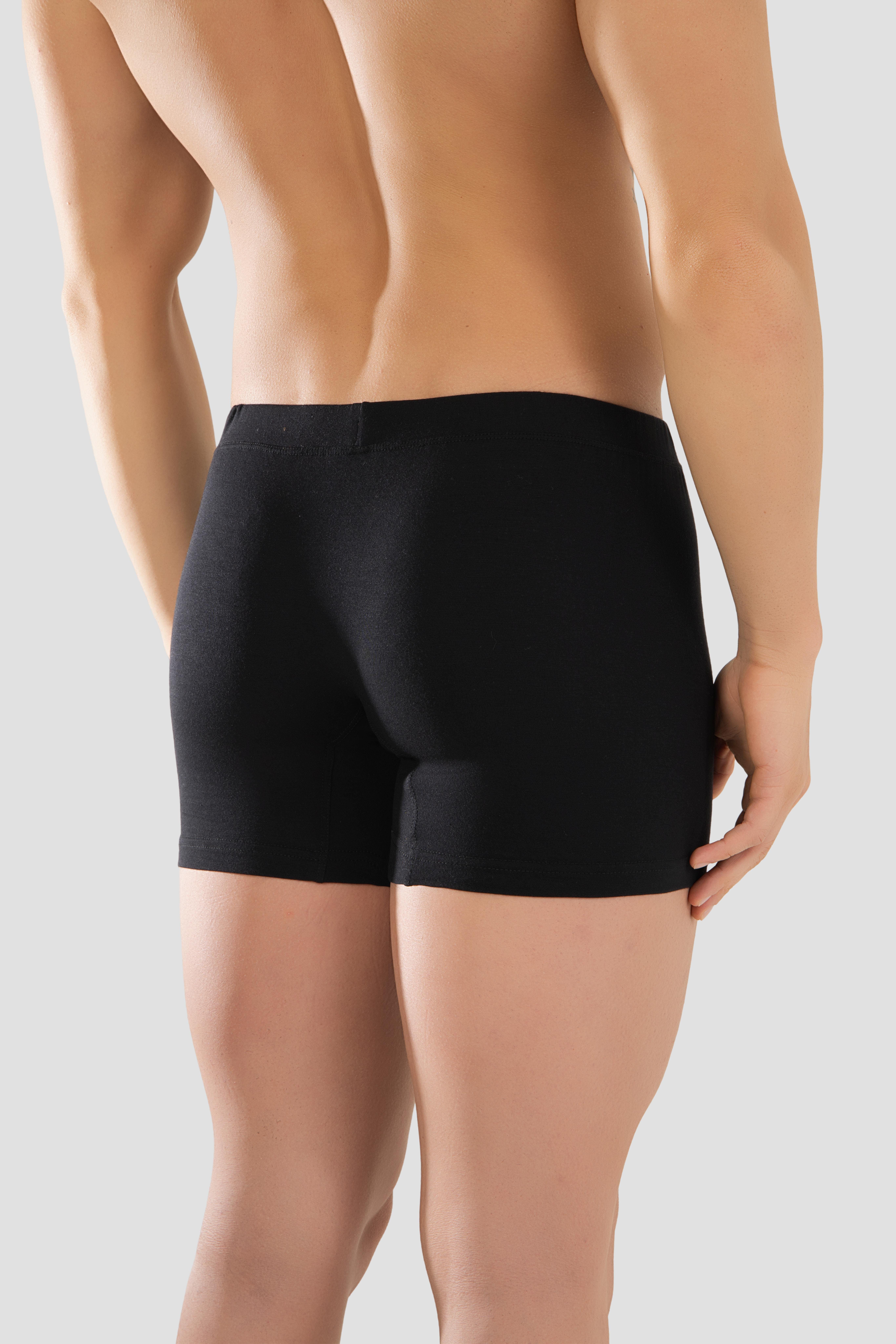 Erkek Mikro Modal Elestan Basic Boxer 1402 Siyah