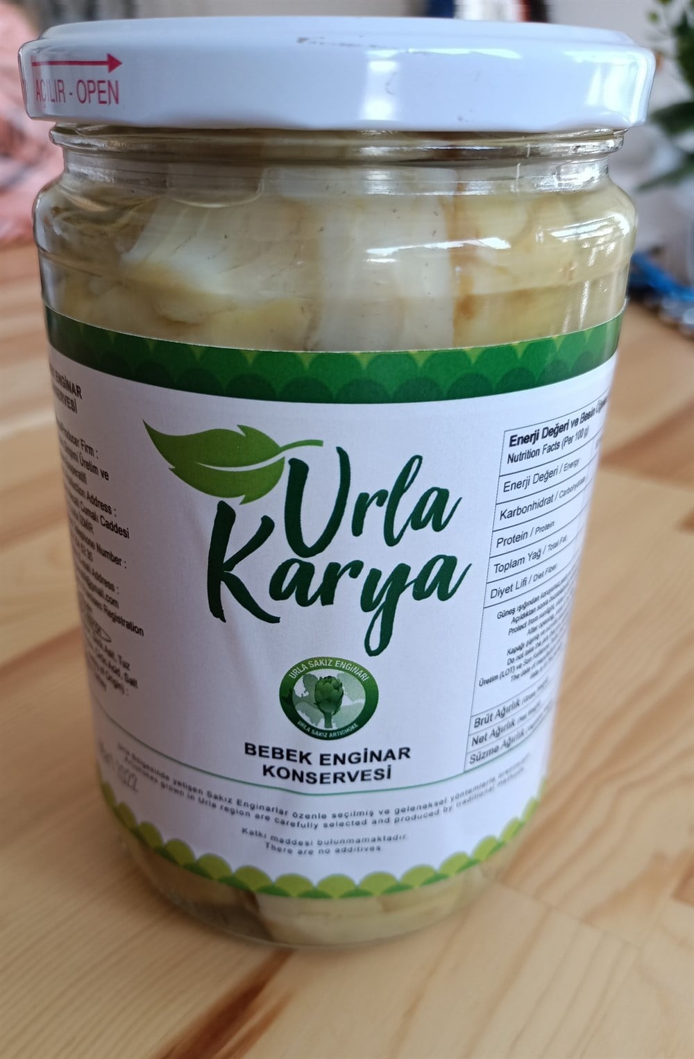 Yapraklı Enginar Konserve 