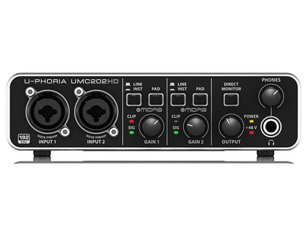 Behringer U-Phoria UMC 202 HD - USB Ses Kartı (2 Kanal)