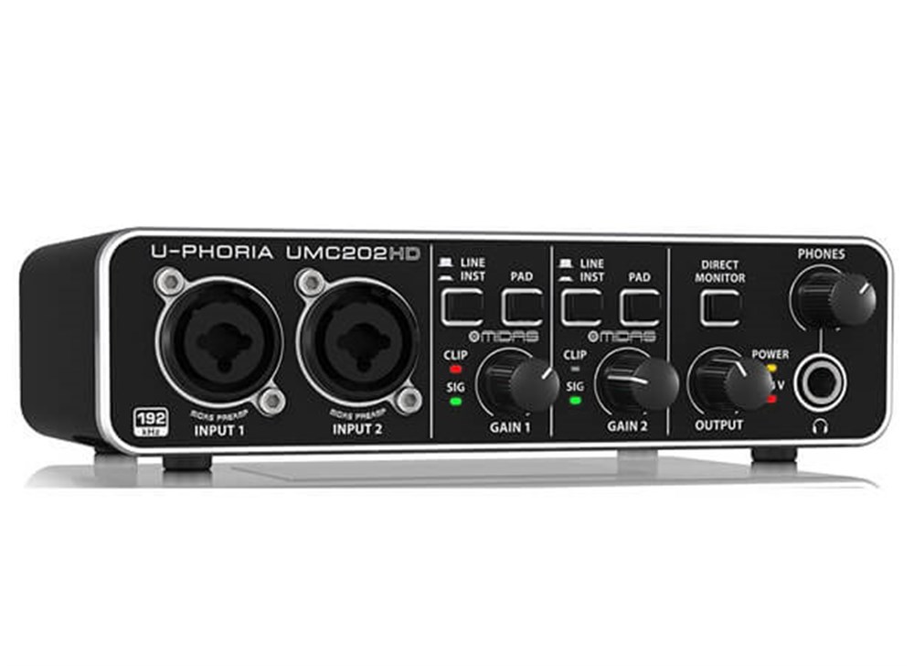 Behringer U-Phoria UMC 202 HD - USB Ses Kartı (2 Kanal)