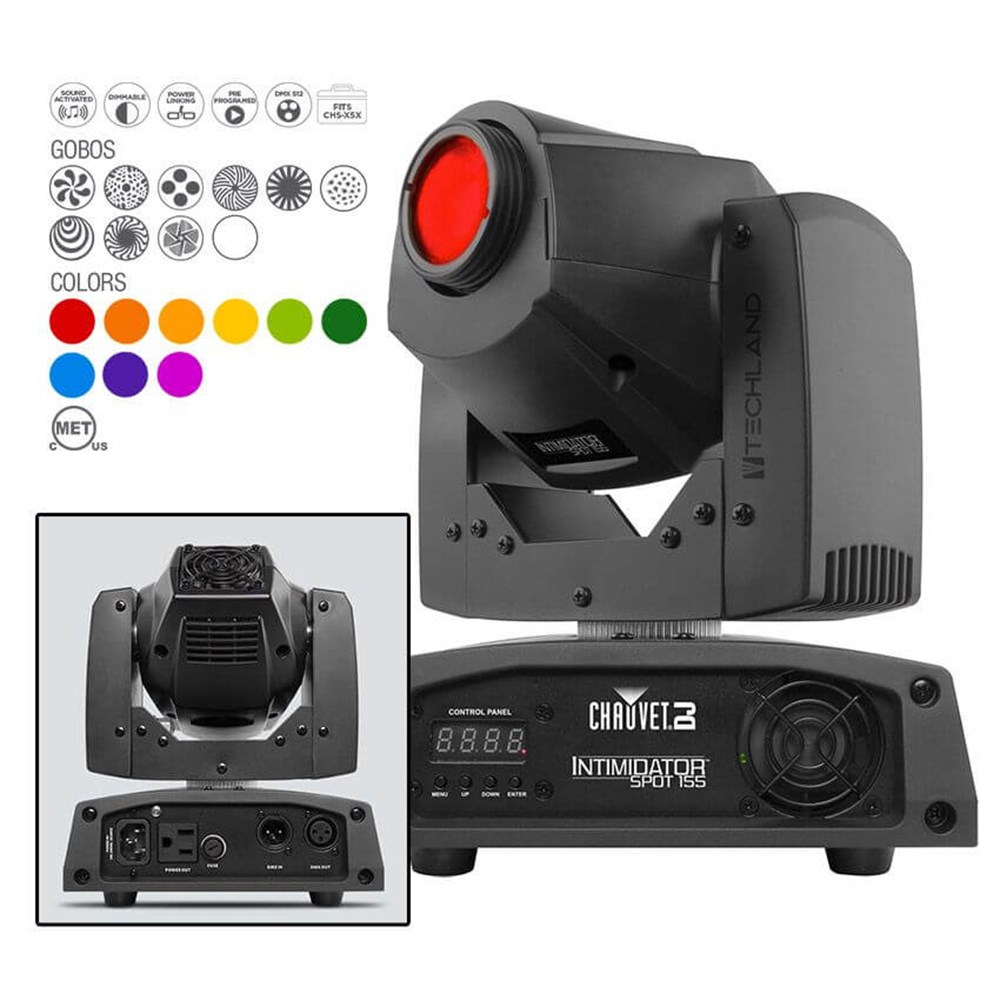 Chauvet Intimidator Spot 155 - 32 watt LED Moving Head Robot Işık