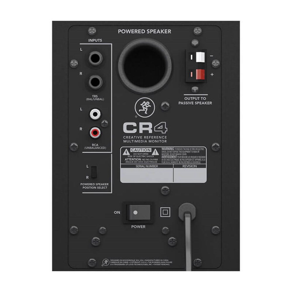 Mackie CR4 BT  4 Bluetooth Özellikli Stüdyo Monitör (Çift)
