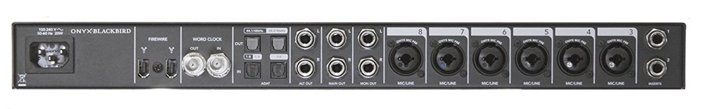 Mackie Onyx Blackbird Premium 16x16 FireWire Recording Interface 16x16 FireWire Ses Kartı