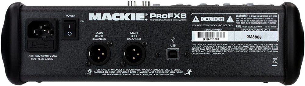 Mackie PROFX8 8 Kanallı Mikser